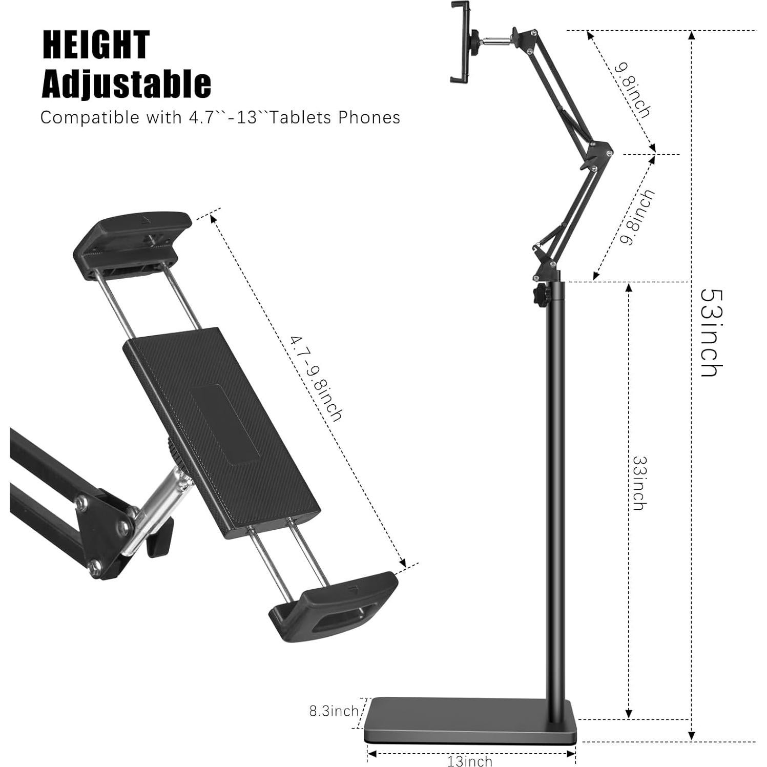 Soporte de Piso para Tableta Lucky Trip LD-098789 Ajustable