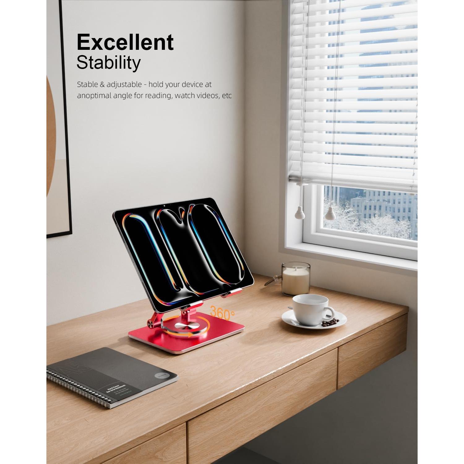 Soporte para Tablet Orlian ST06 con Base Rotativa 360° Ajustable