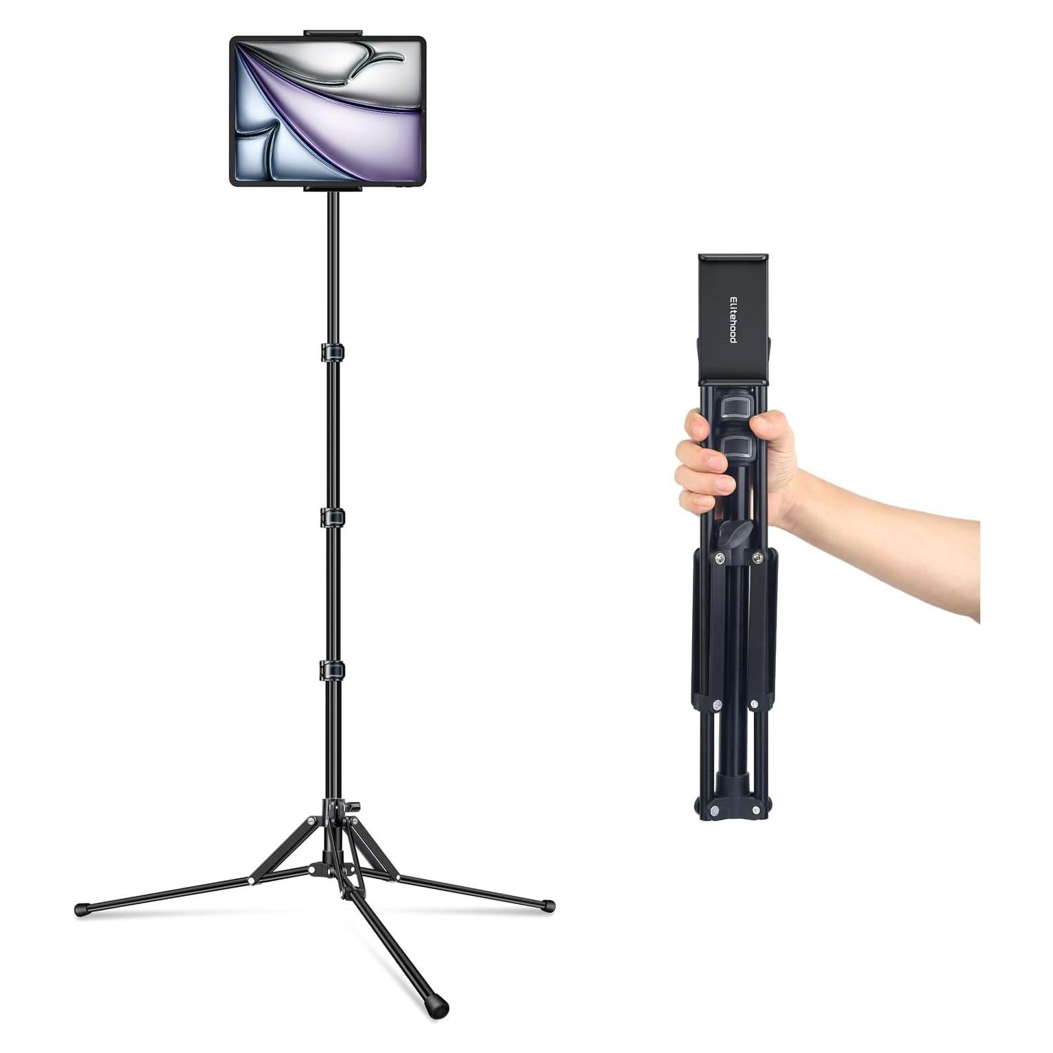 Soporte de Tabletas Elitehood FT7 Aluminio Ajustable 43-165 cm