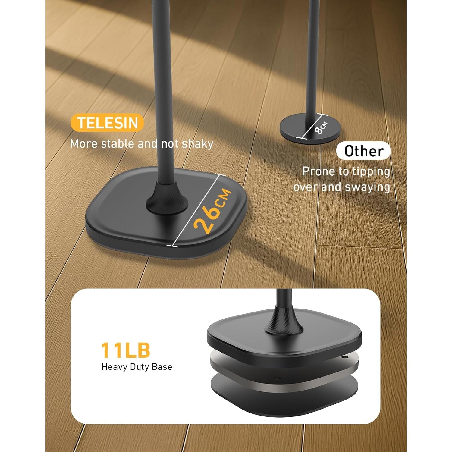 Soporte de Piso Magnético TELESIN para Teléfonos y Tablets 1.6M