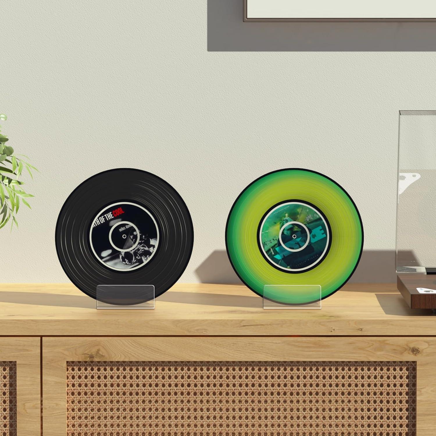 Paquete de 6 Soportes de Libro Acrílico Aredpoook 10cm