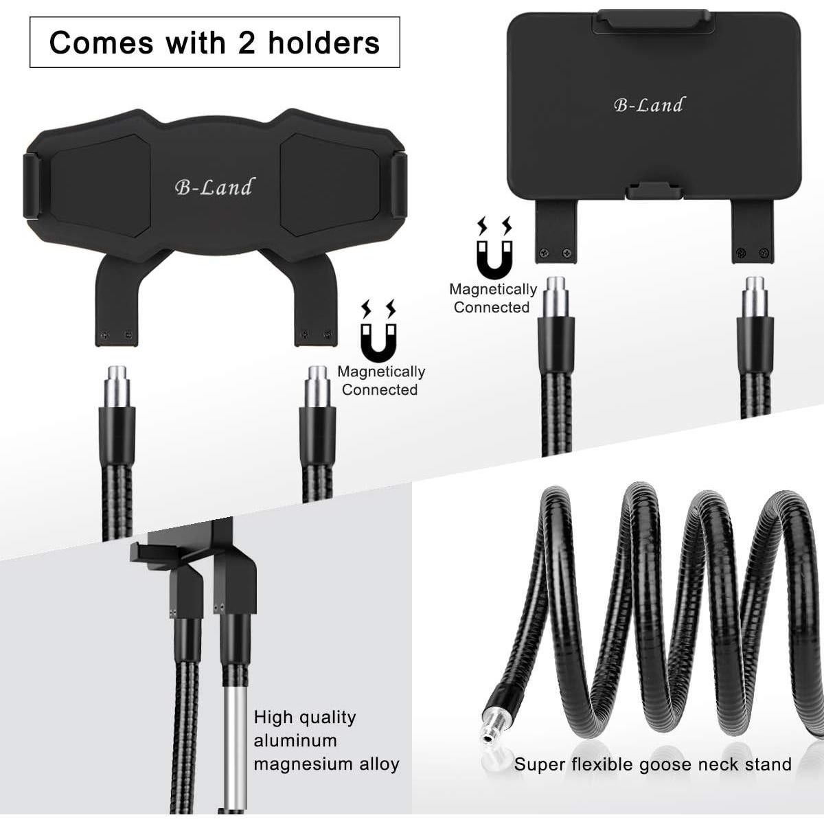 Soporte Universal para Teléfono y Tableta B-Land, Flexible 360°