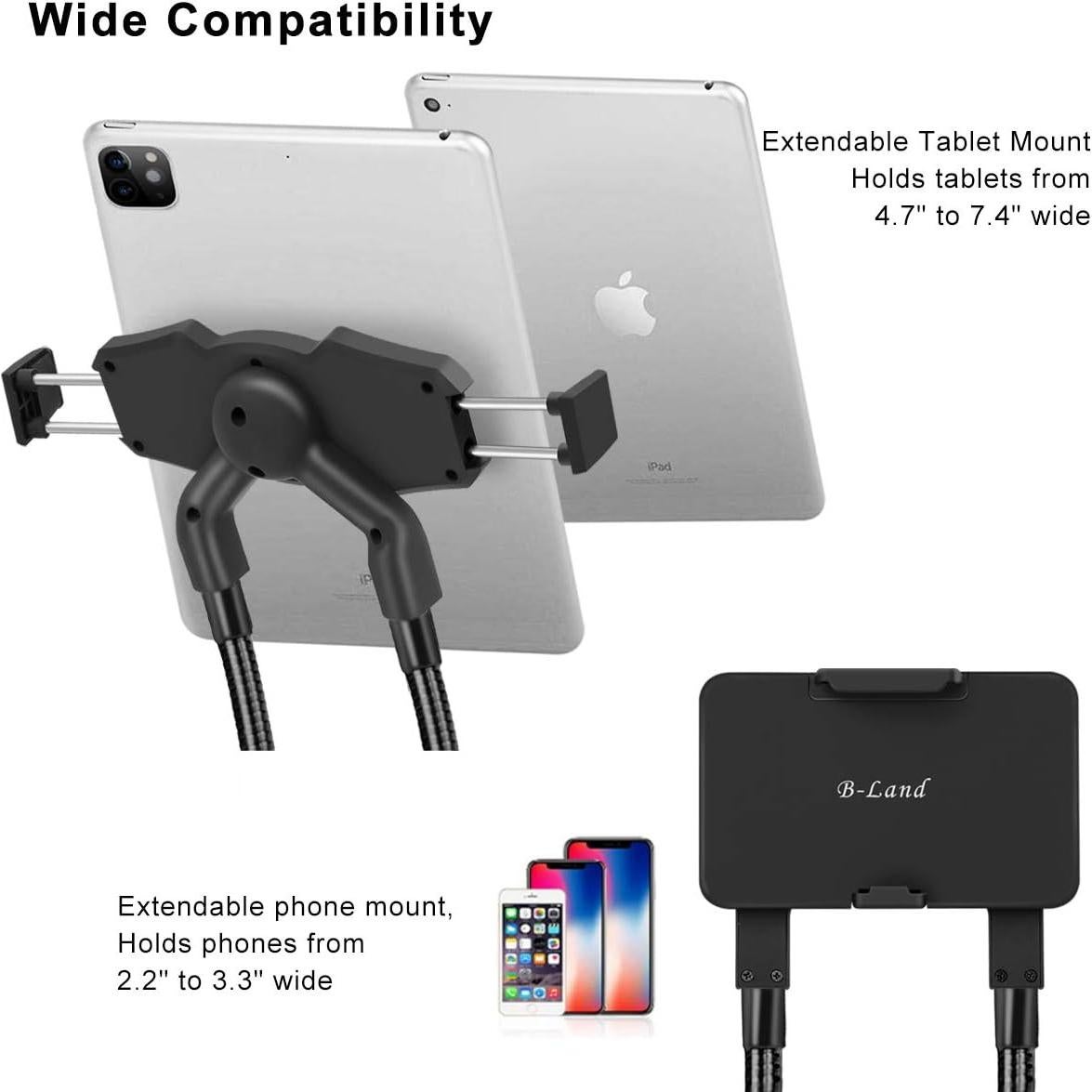 Soporte Universal para Teléfono y Tableta B-Land, Flexible 360°