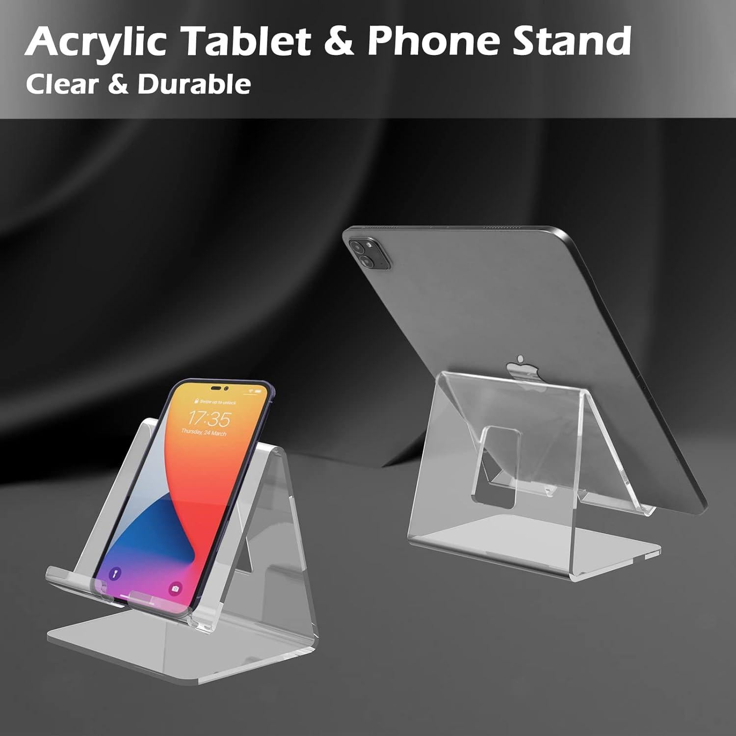 Soporte de Escritorio Acrílico Kamehame para Tablet 10-33 cm