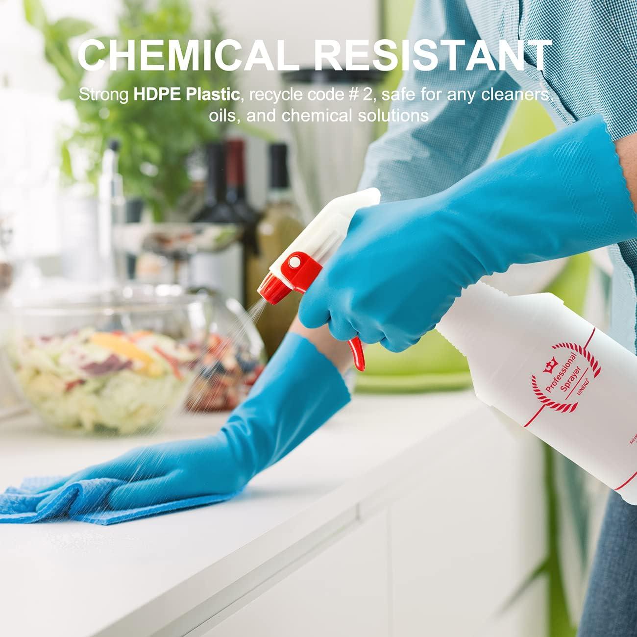 Botellas de Spray Uineko 500 ml (Paquete de 4) Ajustables