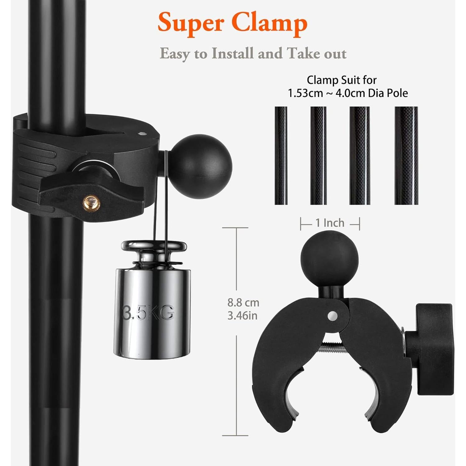 Soporte Peastrex para iPad y Smartphone Ajustable 4-13.5"