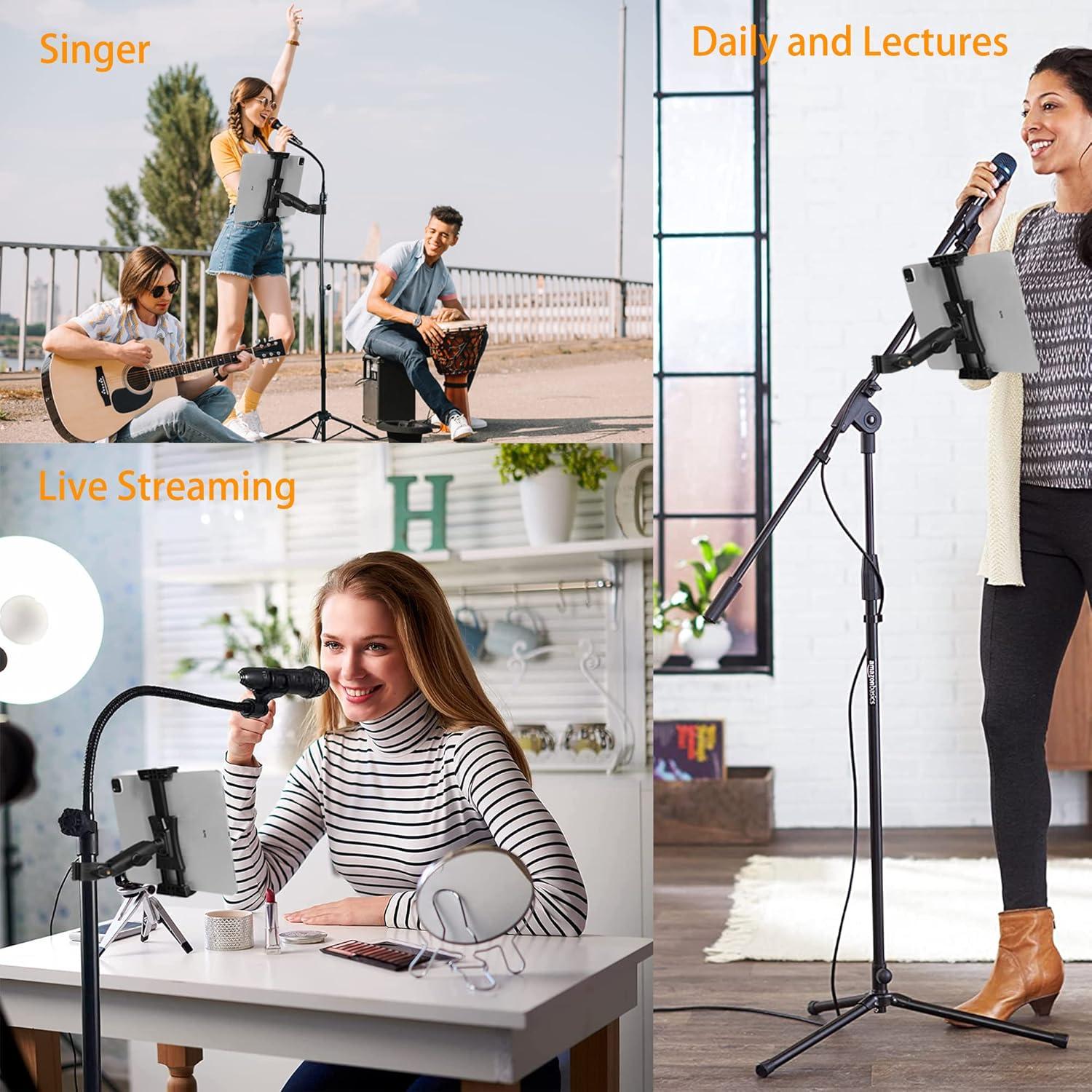 Soporte Peastrex para iPad y Smartphone Ajustable 4-13.5"