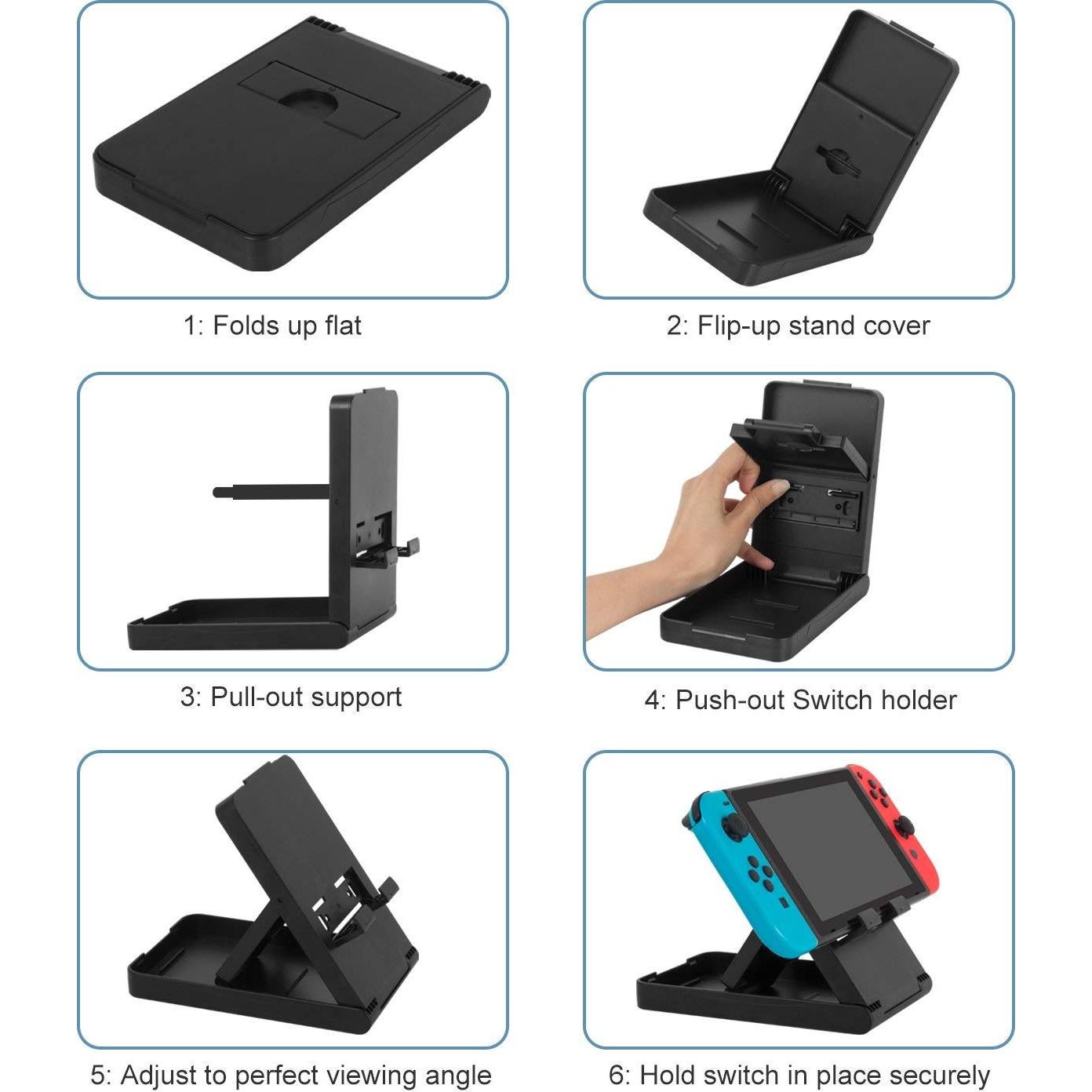 Soporte Plegable para Nintendo Switch Oneme Ajustable Multiángulo