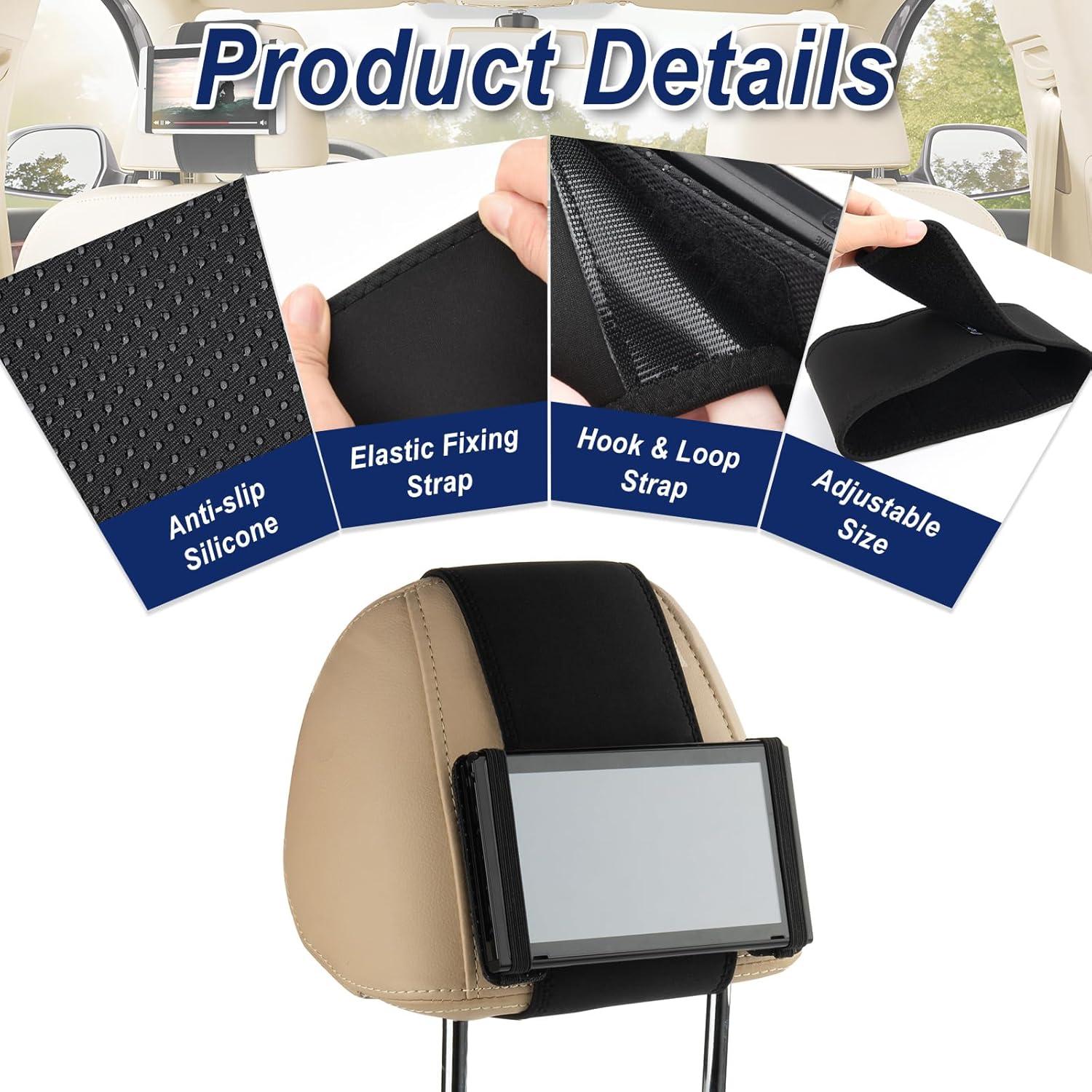 Soporte de Reposacabezas para Automóvil Cosmos Compatible con Nintendo Switch y Tabletas Mini