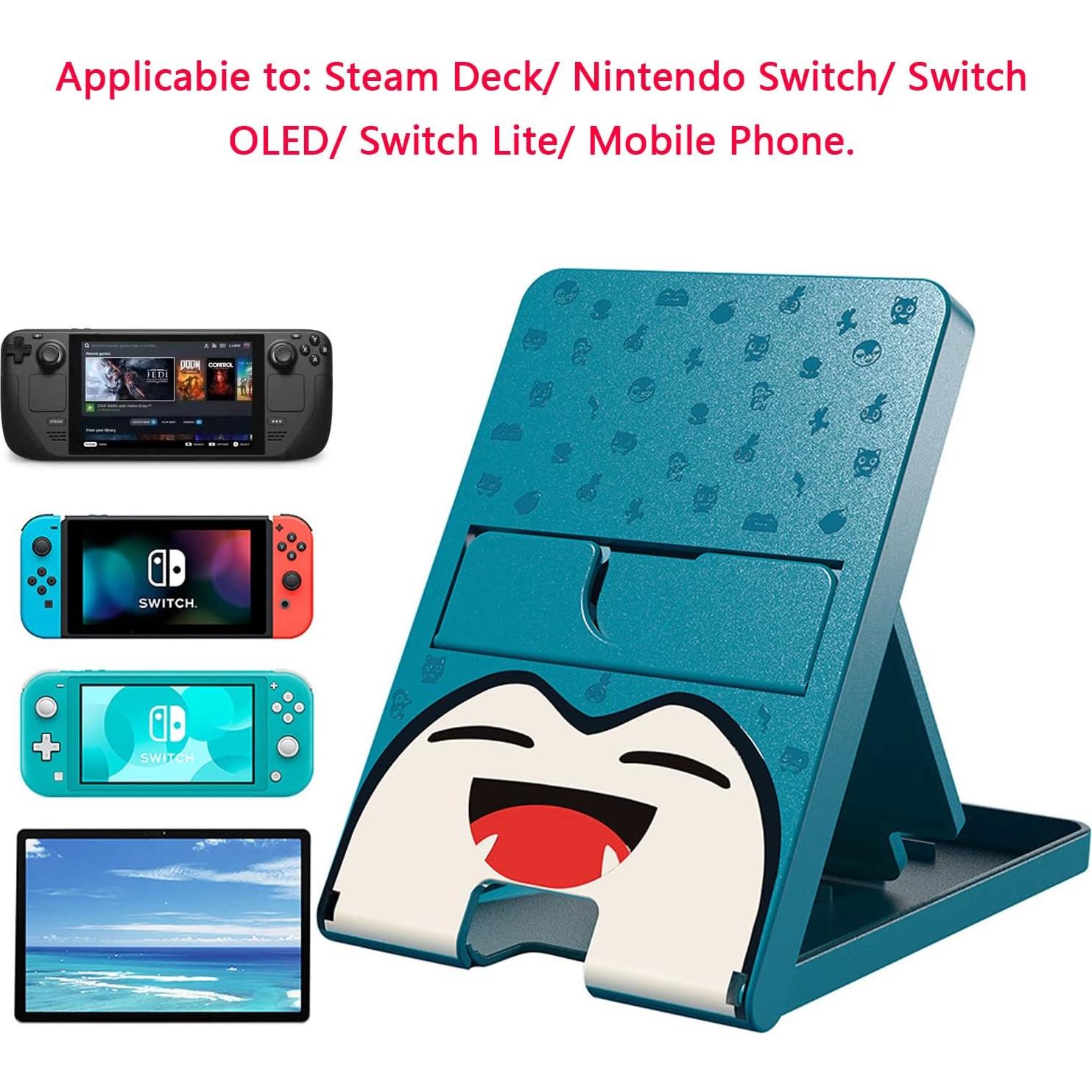 Soporte Ajustable Busjoy para Nintendo Switch y Steam Deck