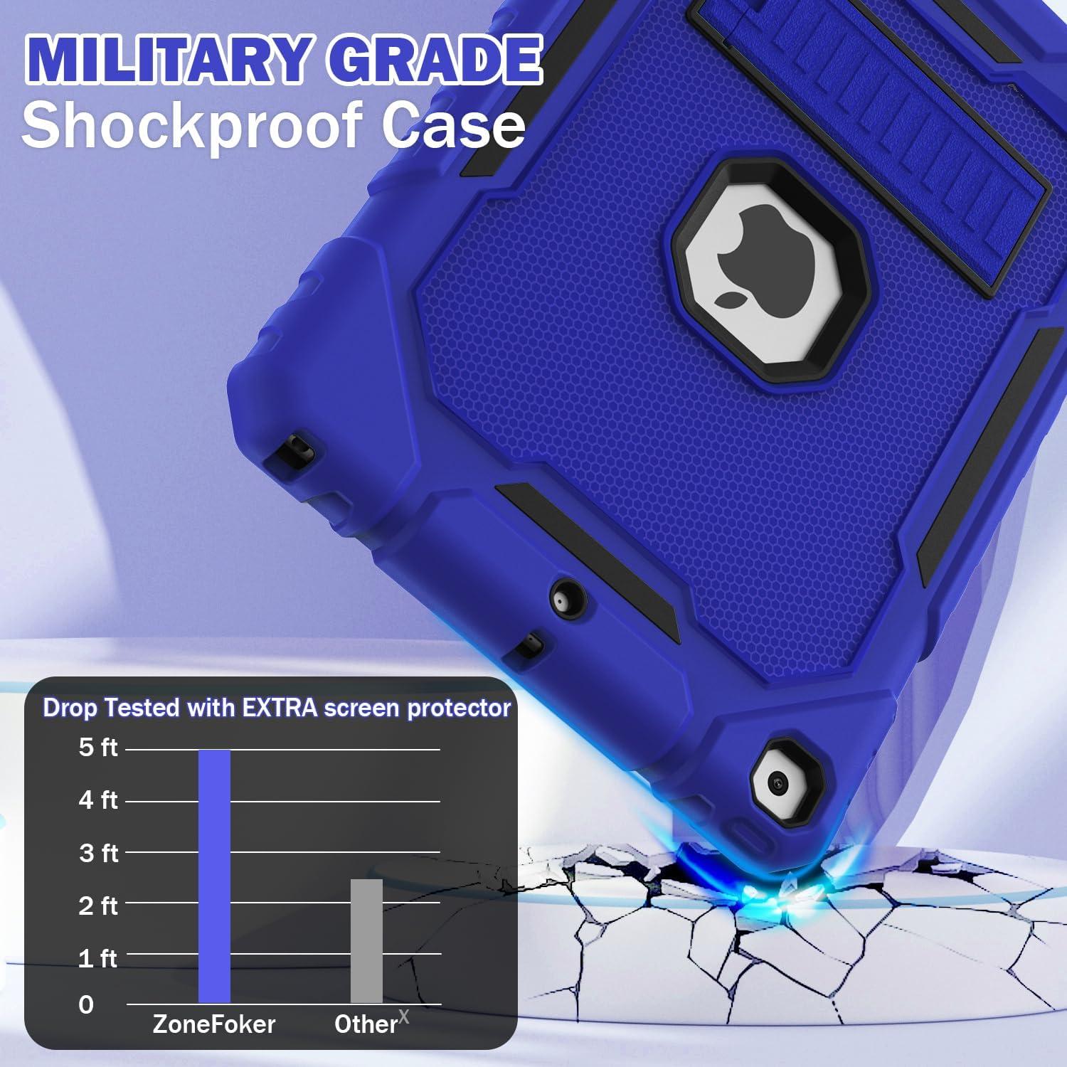 Funda Protectora para iPad 9/8/7 Generación 10.2" ZoneFoker