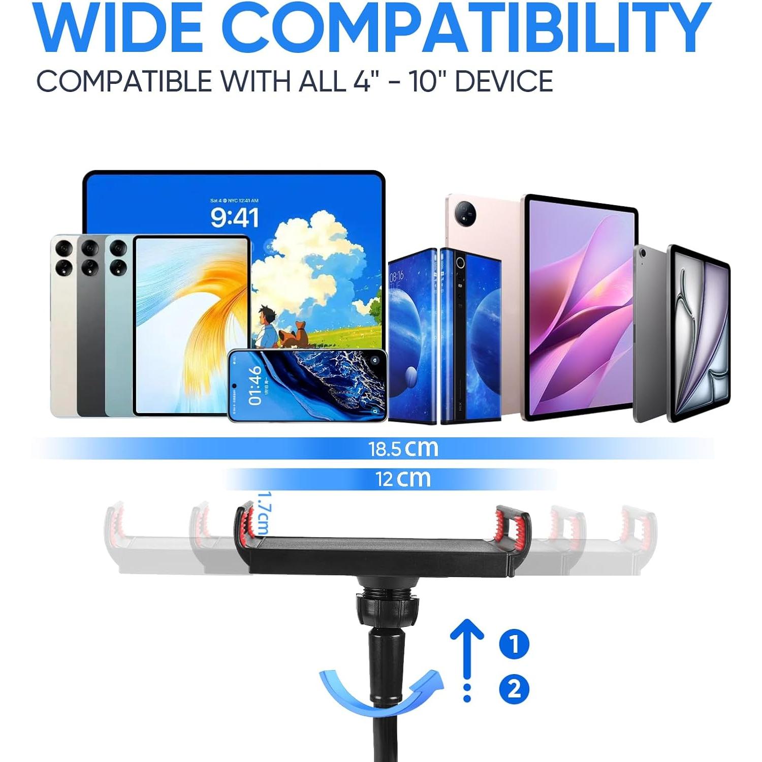 Soporte de Tableta Kdyxvhy con Brazo Flexible 80 cm 360°