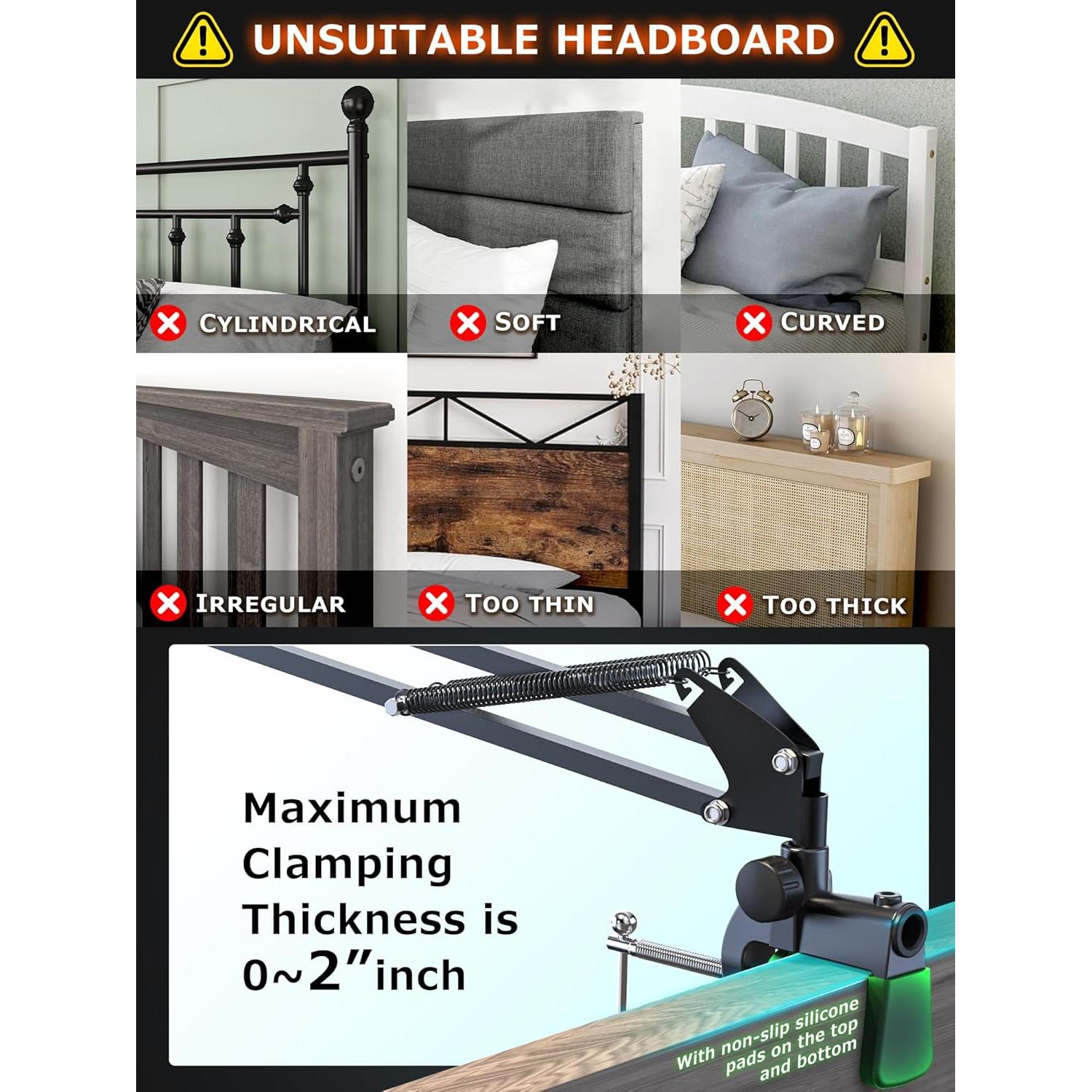 Soporte Plegable para Tableta CACENCAN Negro 4.5-13.5" Ajustable