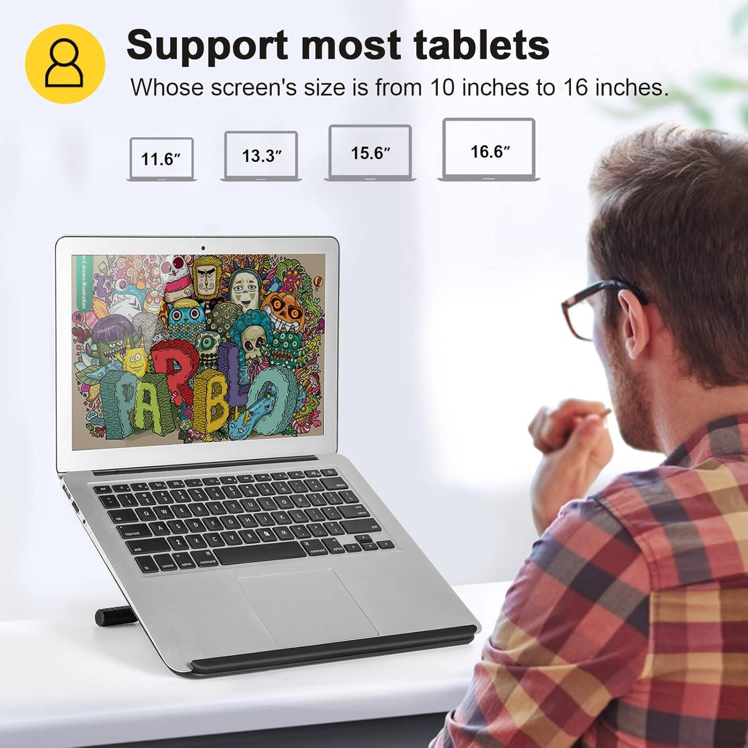 Soporte Universal para Tabletas Parblo PR100 Ajustable 10-16"