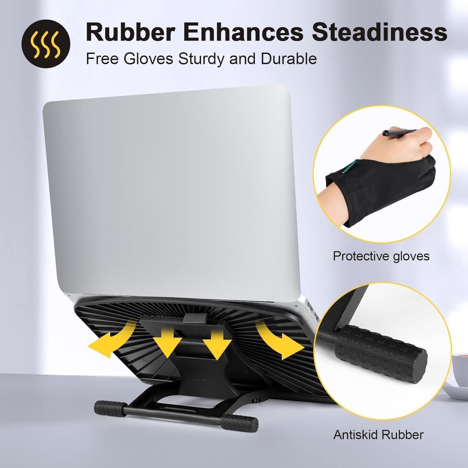 Soporte Universal para Tabletas Parblo PR100 Ajustable 10-16"