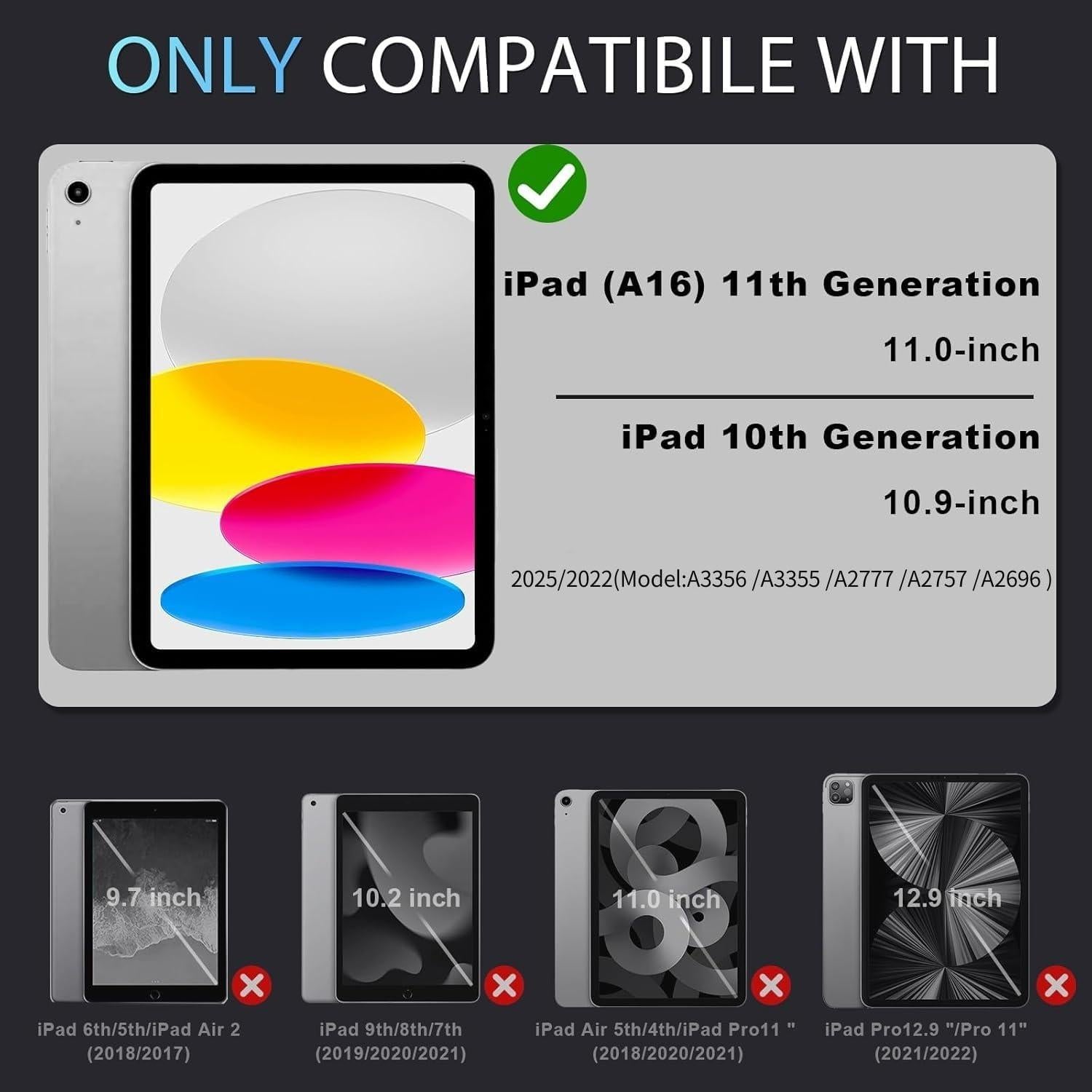 Funda para iPad 11"/10.9" Auizotl con Protector y Soporte