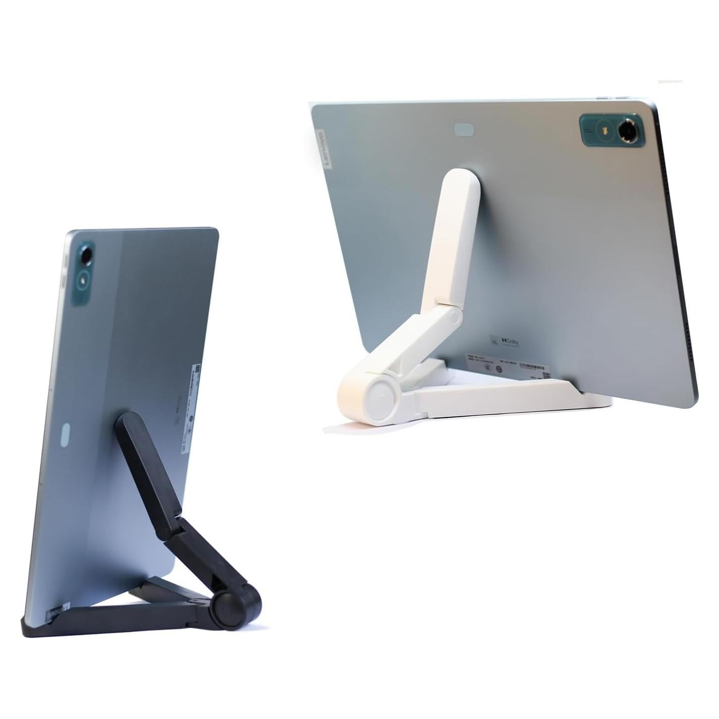 Soporte para Tabletas Ajustable NBZW - 2 Piezas, Blanco y Negro