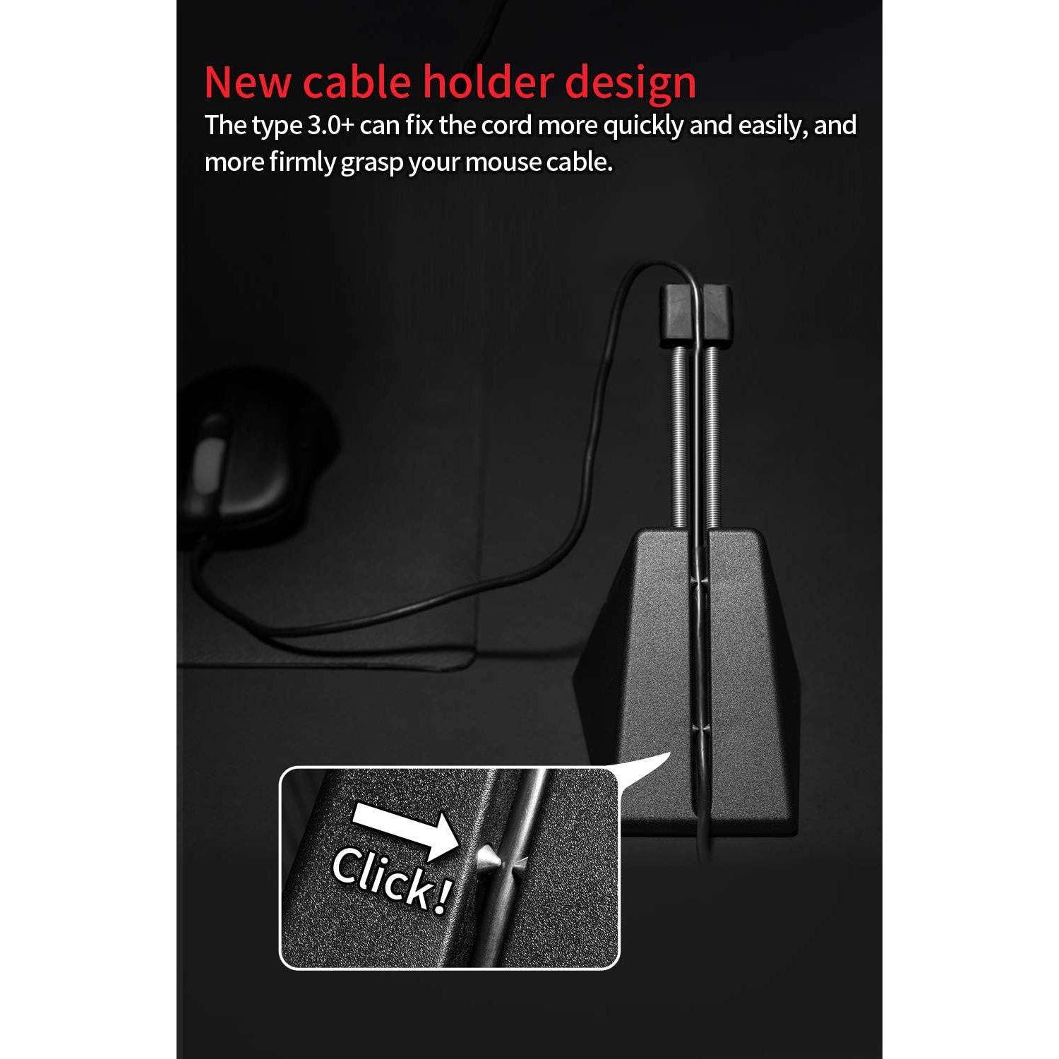 Soporte para Ratón Hotline Games 3.0+ Blanco - Gestión de Cables