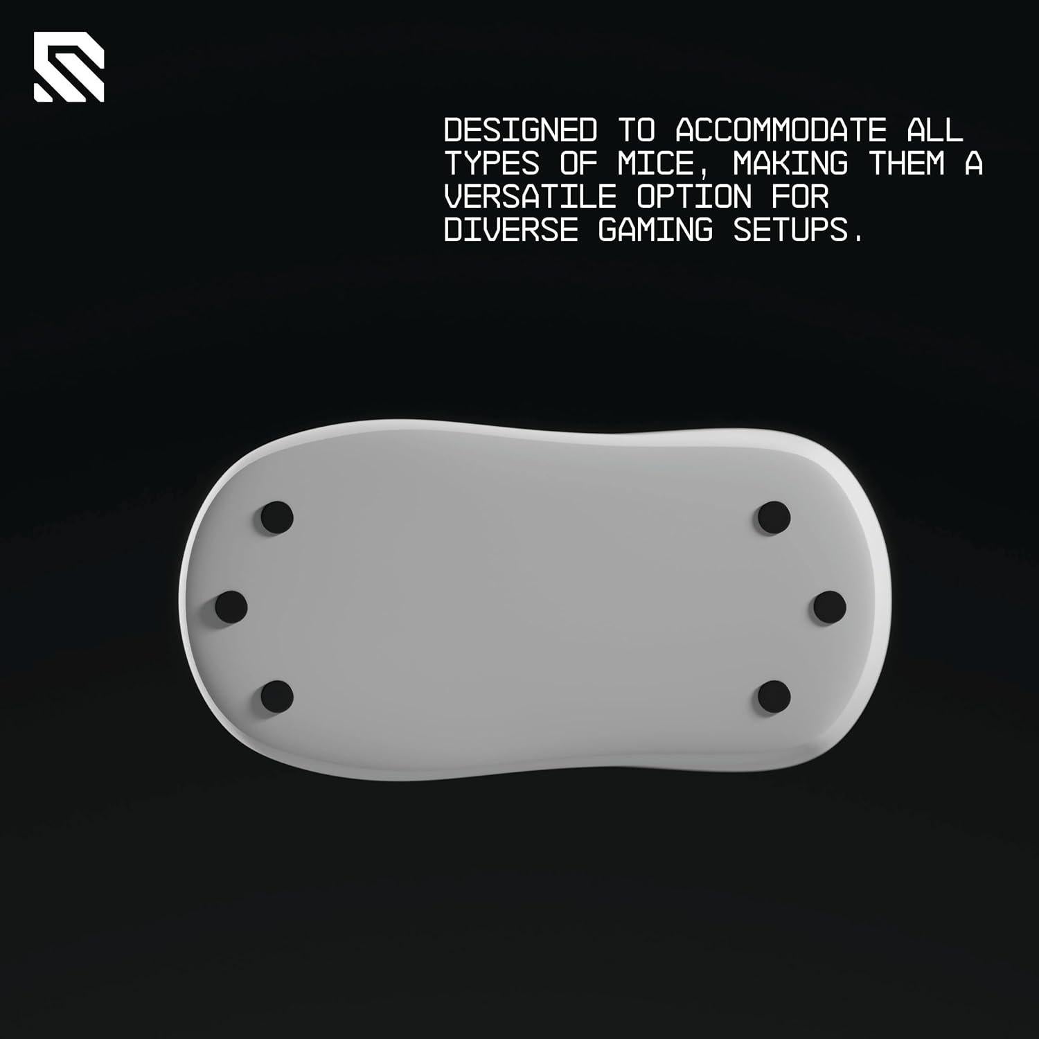 SkyPAD Wallhack Pro UHMW-PE Mouse Dot Skate | Built for Precision-Minded Gamers | Lasting Performance and Smooth Movement, Black