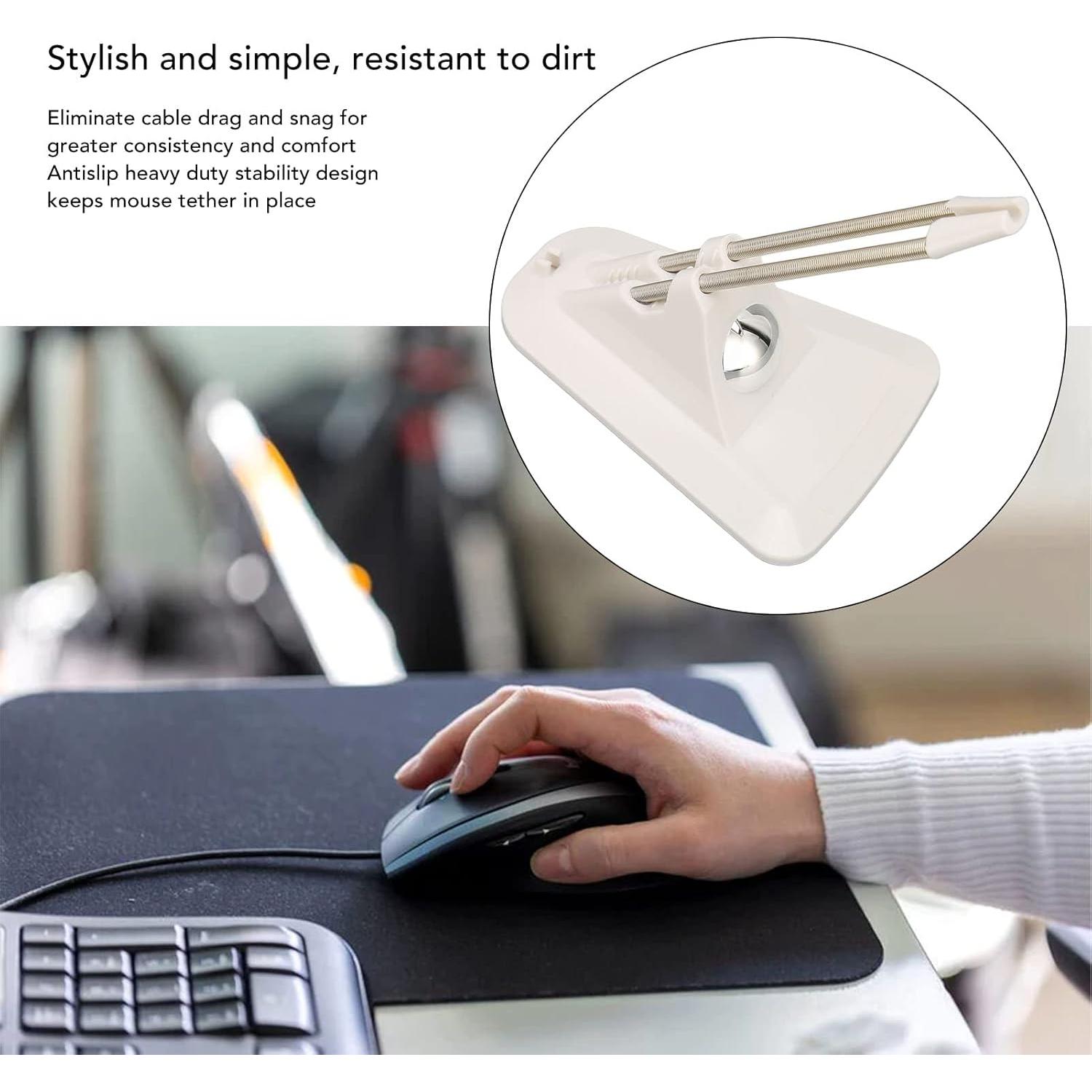 Soporte para Ratón Gaming Pilipane ABS Antideslizante Blanco