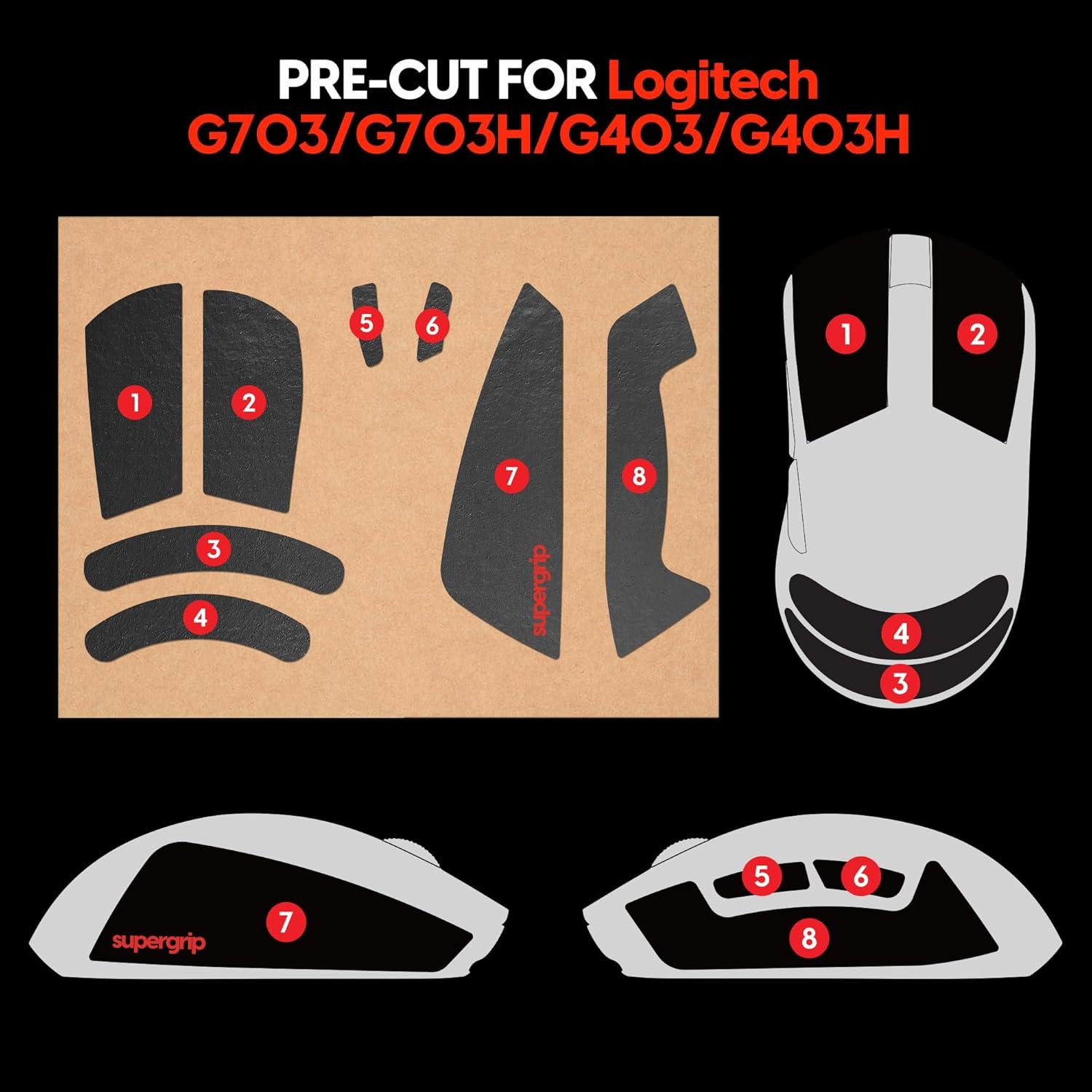 Cinta Antideslizante Pulsar Gaming G703 0.5mm Adhesivo 3M