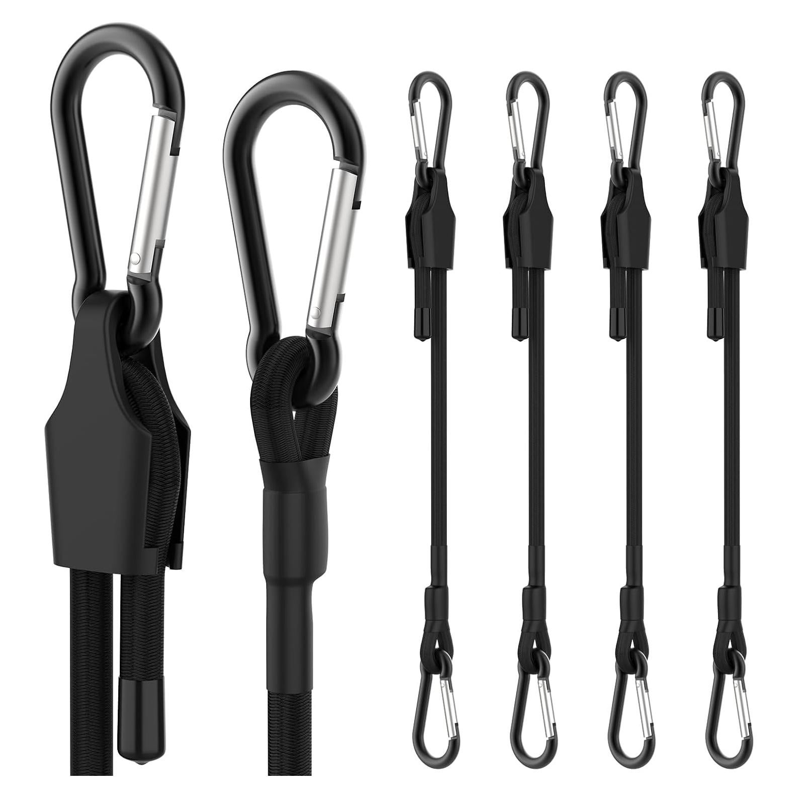 Cuerdas elásticas ajustables SDTC Tech 30 cm, paquete de 4