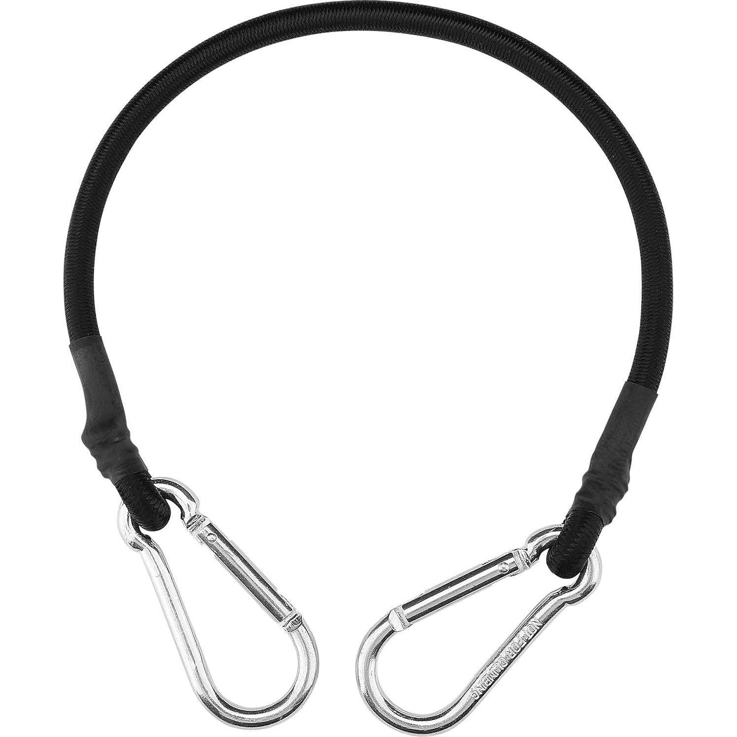 Cuerdas elásticas ZHOUBIN 45.72 cm con ganchos carabiner 4 piezas