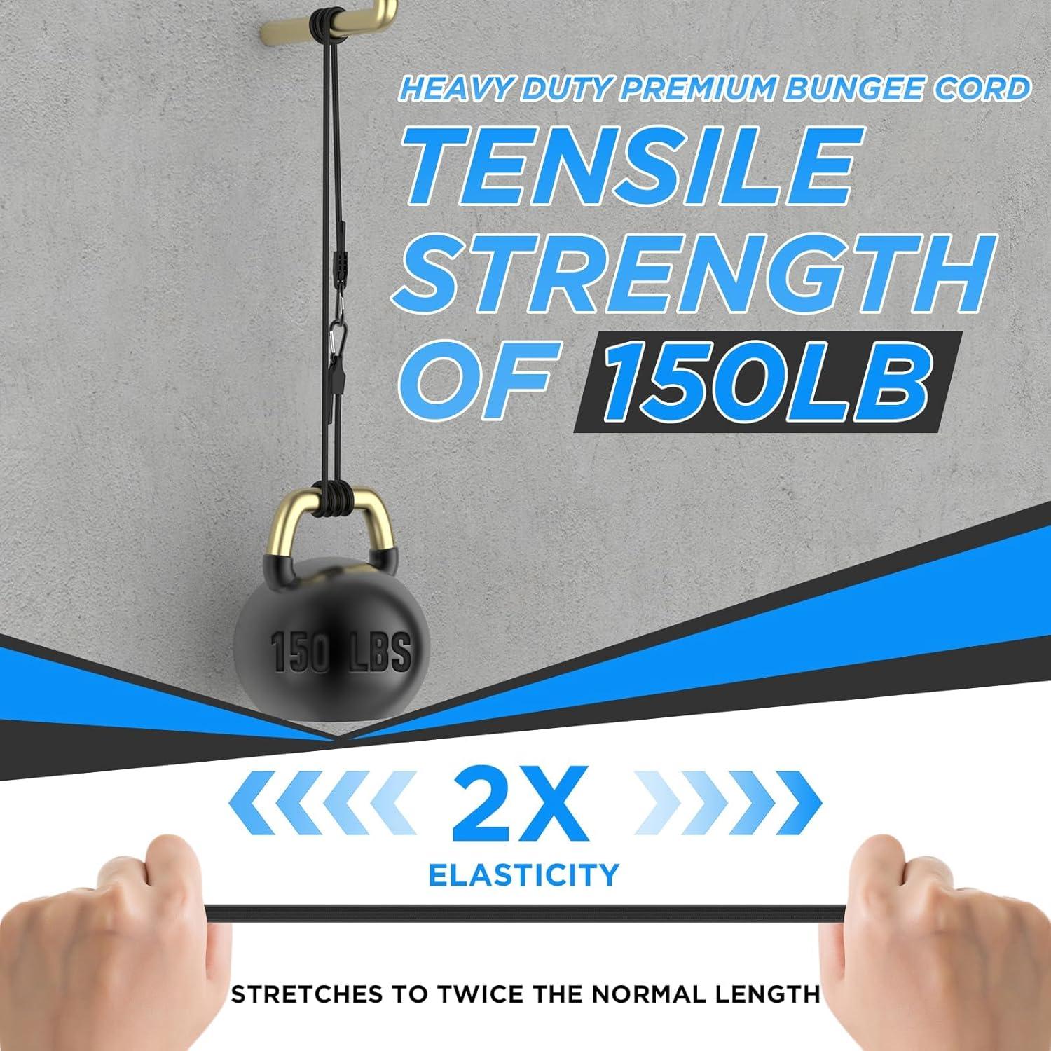 Cuerdas Bungee Ajustables SDTC Tech 6 Piezas 18-107 cm