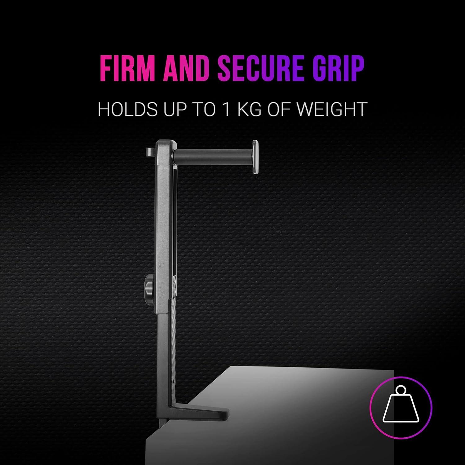 Soporte para Auriculares Mars Gaming MHH2 RGB con 2xUSB HUB