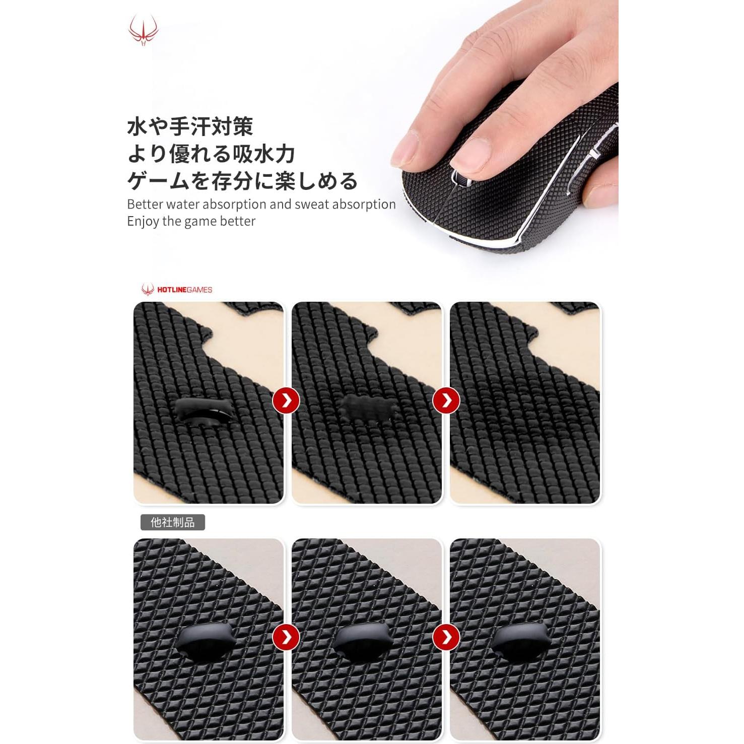 Cinta Antideslizante Hotline Games 2.0 para Ratón G Pro X