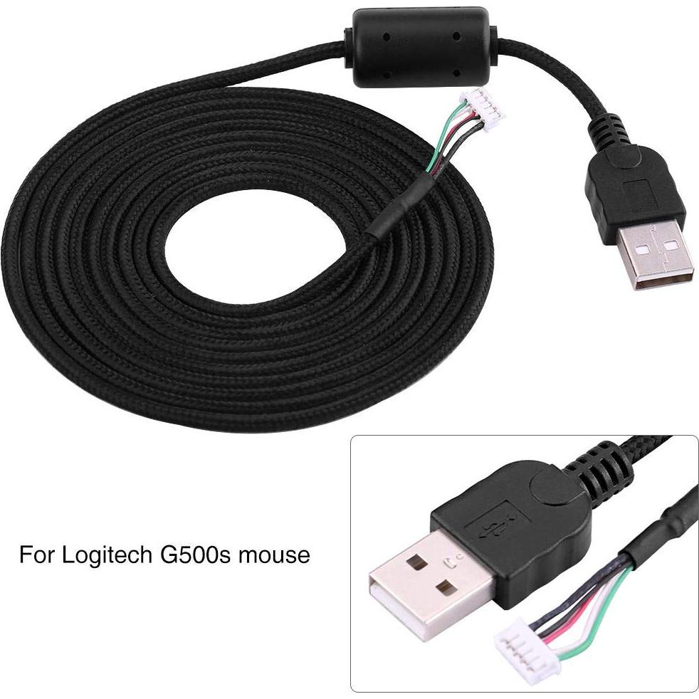 Cable USB de Reemplazo para Ratón Logitech G500S 2m Negro