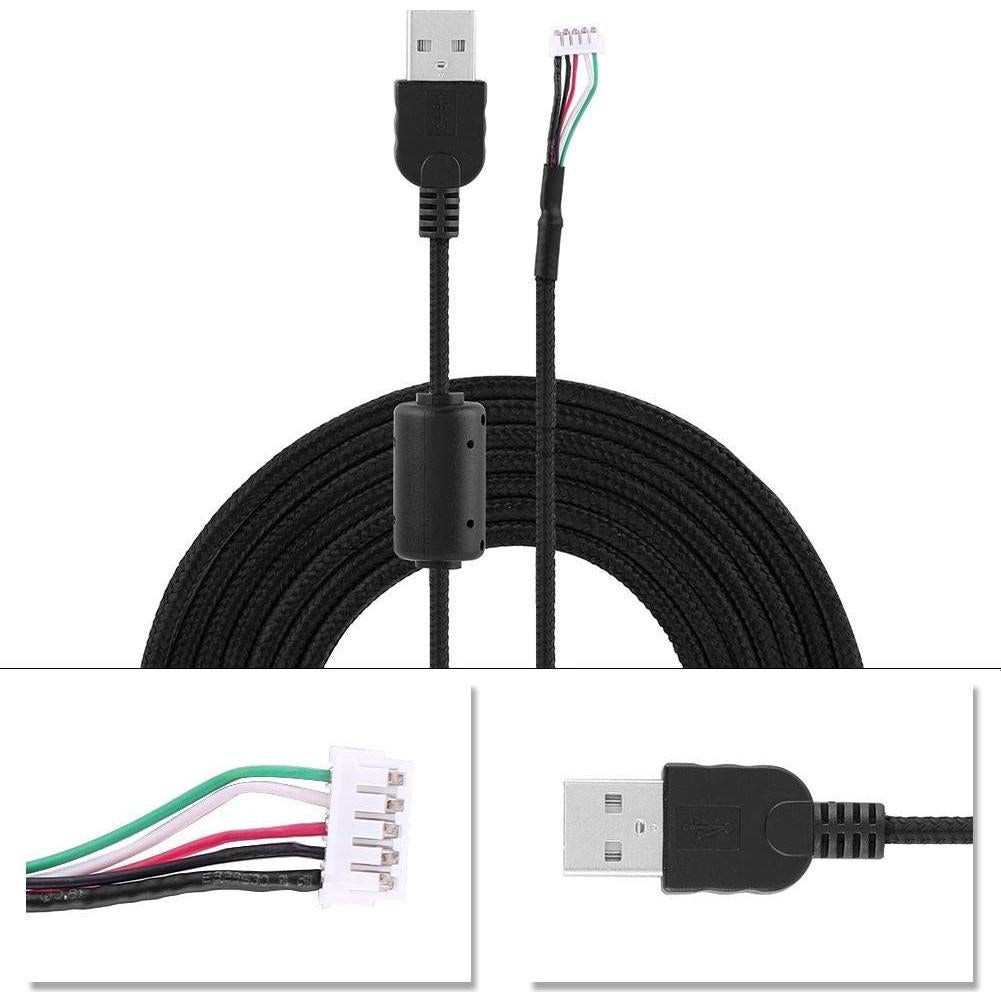 Cable USB de Reemplazo para Ratón Logitech G500S 2m Negro