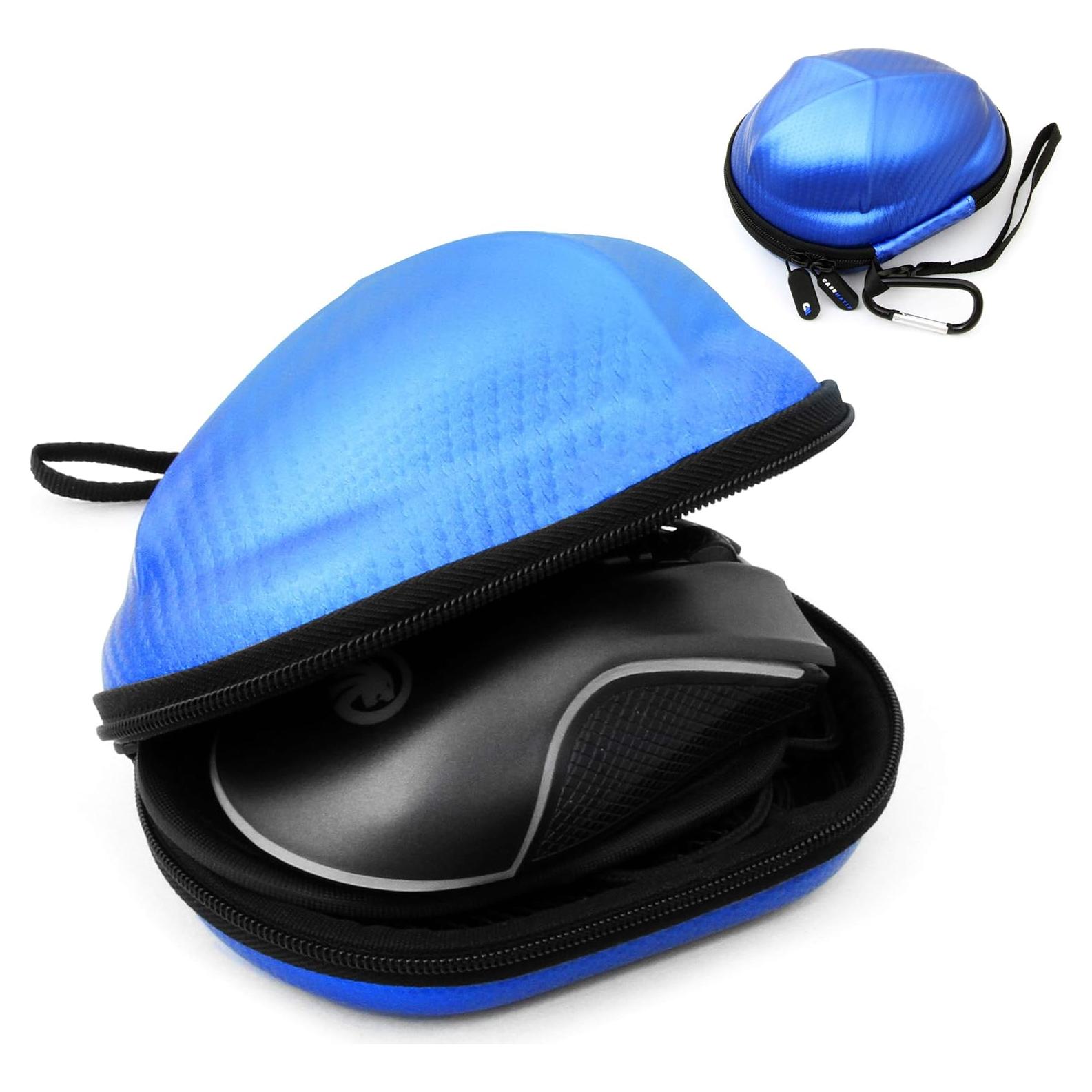 Funda para Ratón de Juego CASEMATIX EVA Azul - Compatible con Logitech, Razer, Corsair