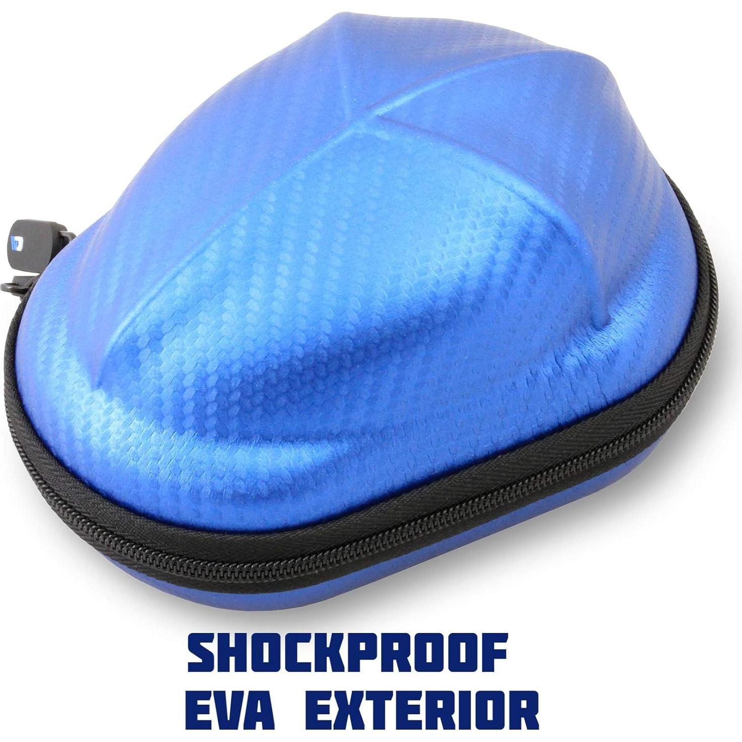 Funda para Ratón de Juego CASEMATIX EVA Azul - Compatible con Logitech, Razer, Corsair