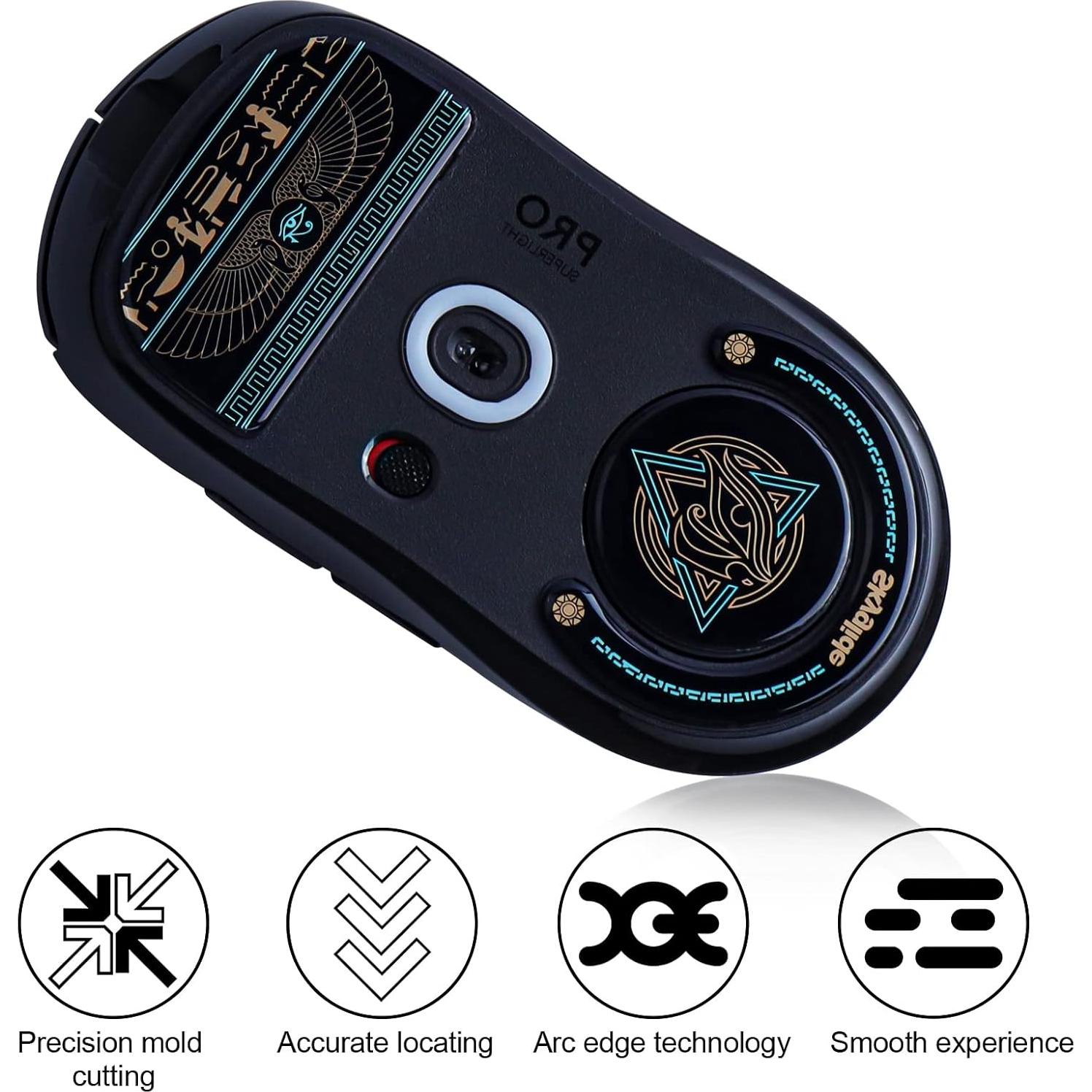 Patas Deslizadoras Hyekit para Logitech G Pro X Superlight Vidrio Templado