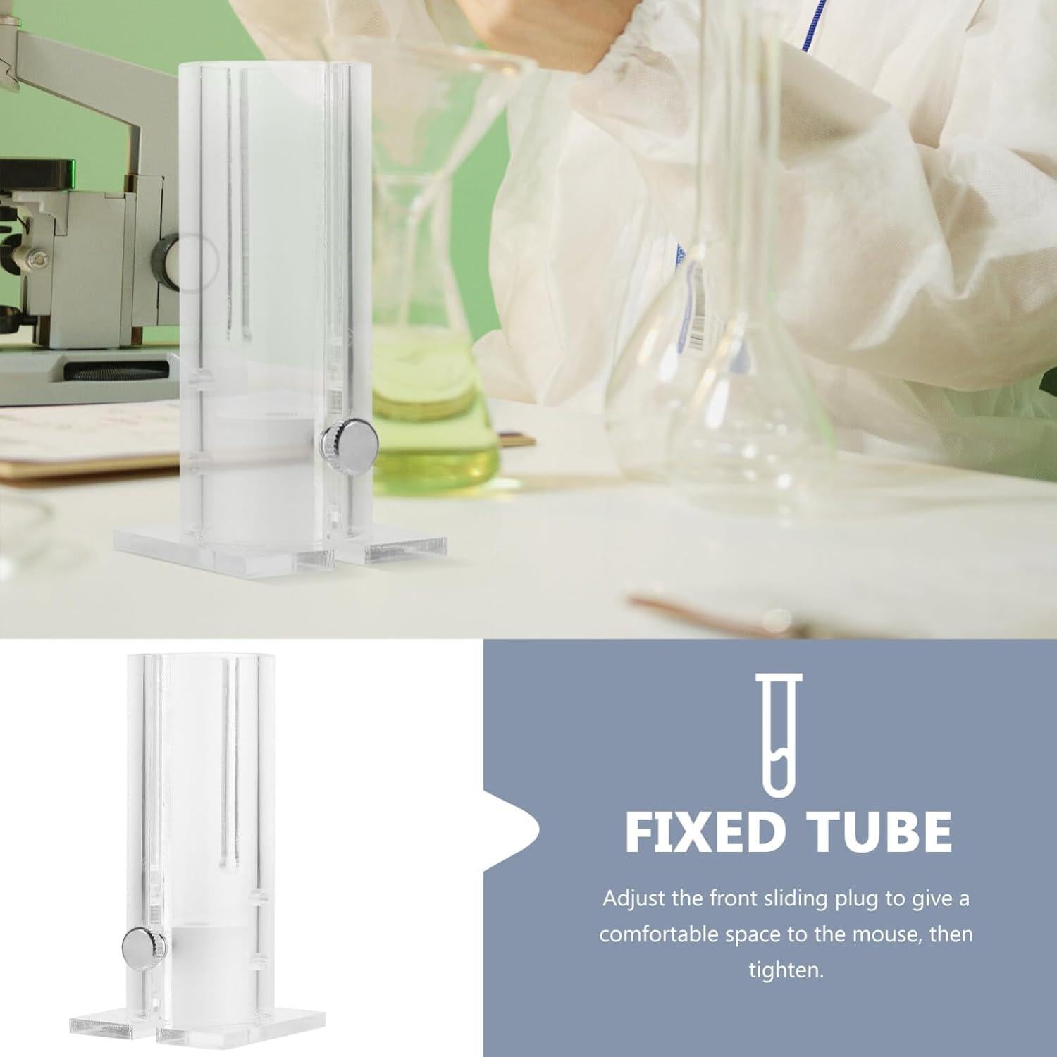 Soporte Fijo para Ratones ULTECHNOVO de Vidrio Orgánico 11cm