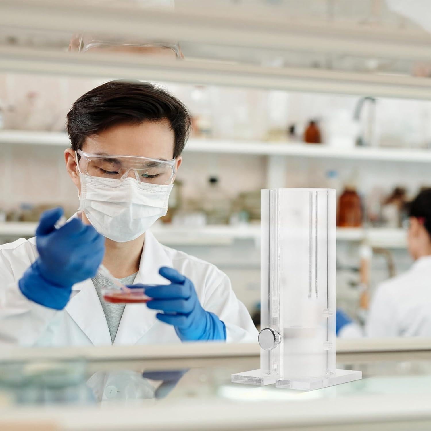 Soporte Fijo para Ratones ULTECHNOVO de Vidrio Orgánico 11cm