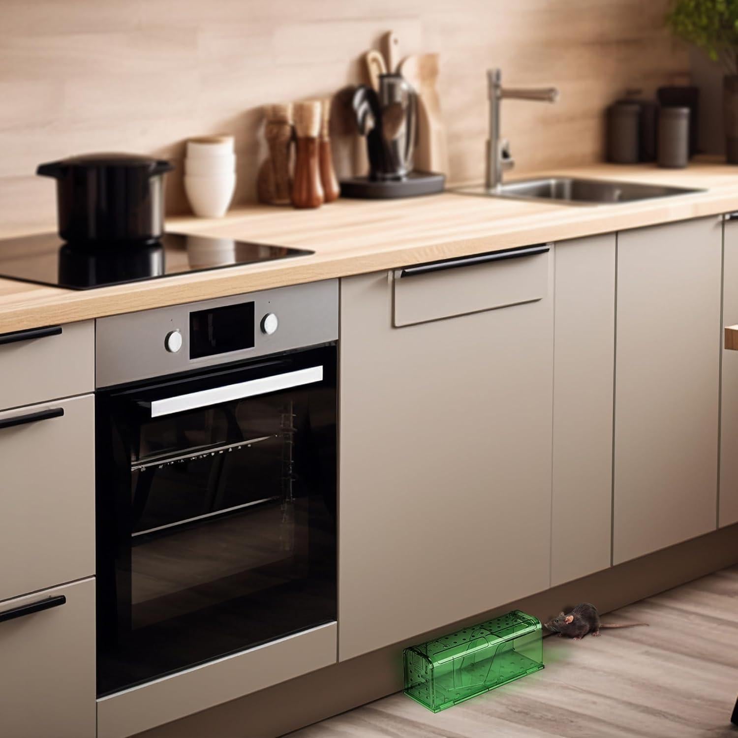 Trampas Humanitarias para Ratones Teal Elite - Paquete de 4