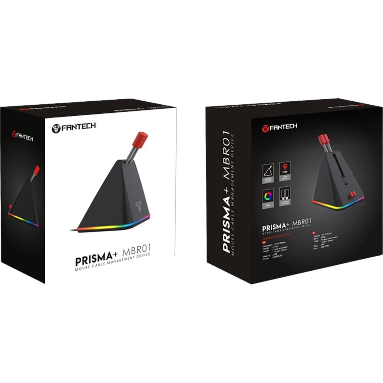 Administrador de Cable de Ratón Fantech MBR01, Ajuste 110-150mm, RGB