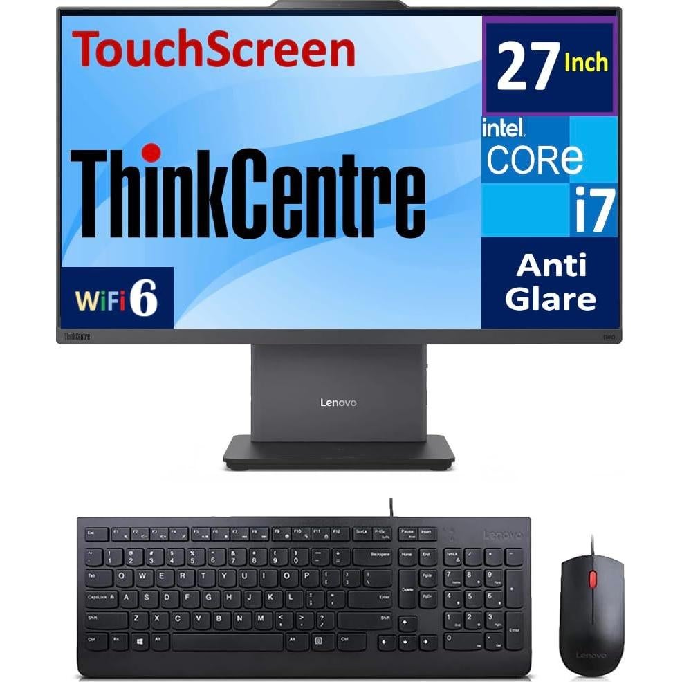 Lenovo ThinkCentre Neo 50a Gen 5 Todo-en-Uno 27" FHD Táctil i7-13620H 16GB 512GB