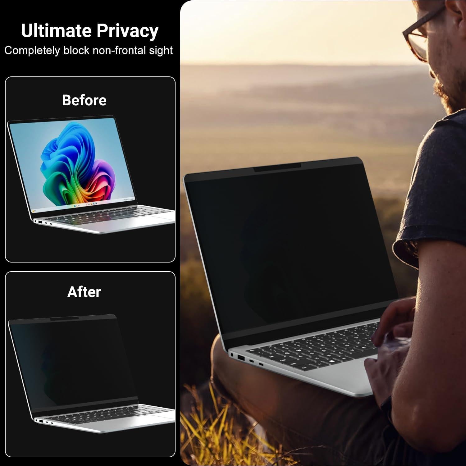 Filtro de Privacidad Magnético LUSA DESIGN para Surface Laptop 13.5"