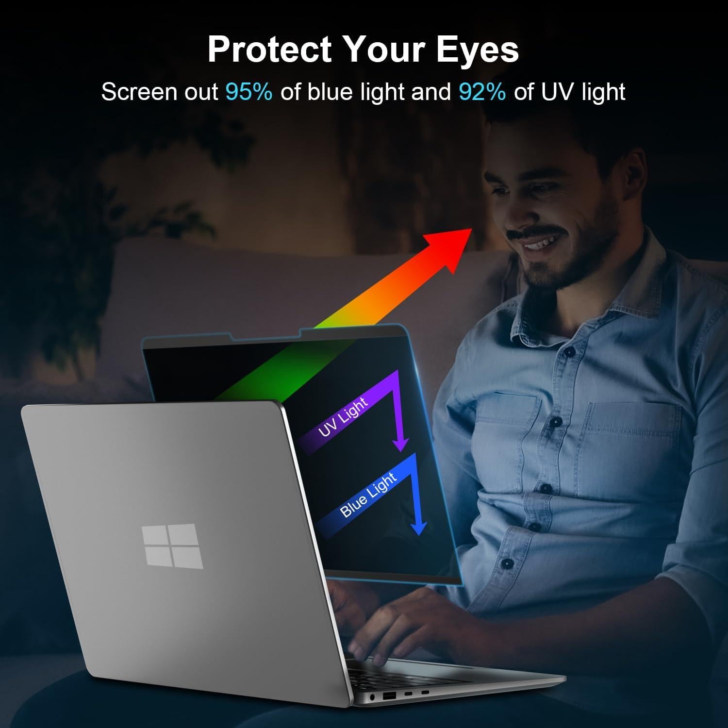Filtro de Privacidad Magnético LUSA DESIGN para Surface Laptop 13.5"