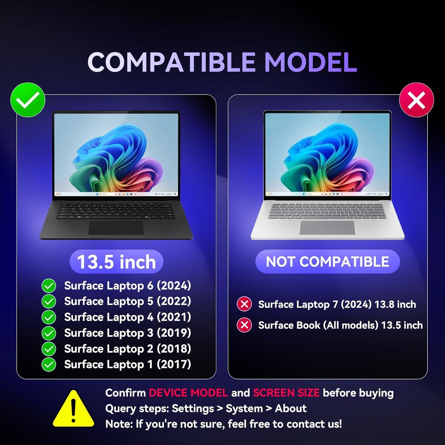 Filtro de Pantalla de Privacidad BROPGOD para Laptop Surface 13.5"