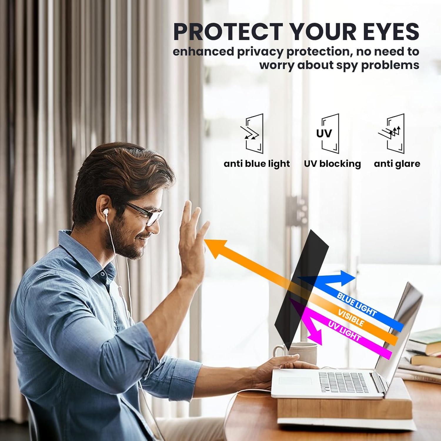 Filtro de Privacidad GUDTEKE 13.3" HD Antirreflectante