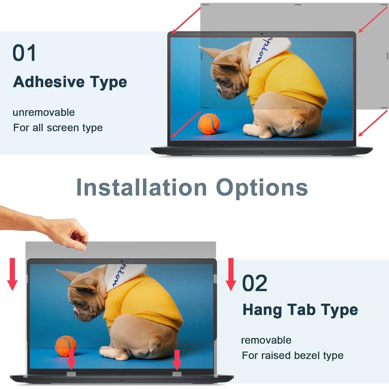 Filtro de Privacidad IPROKKO 13.3" Anti Luz Azul 16:9