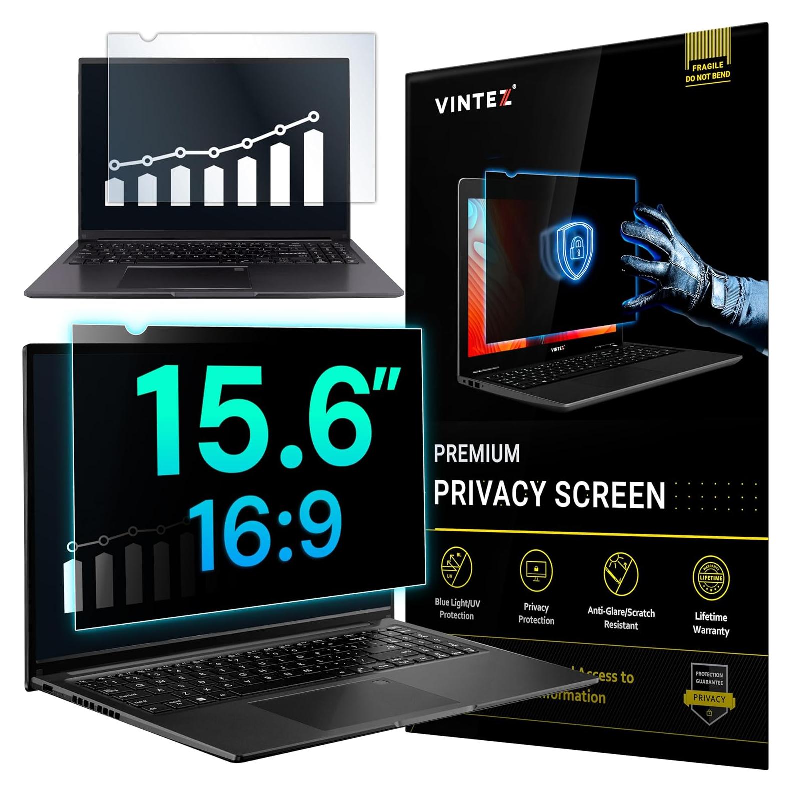 Filtro de Pantalla de Privacidad VINTEZ 15.6" Antirreflejos