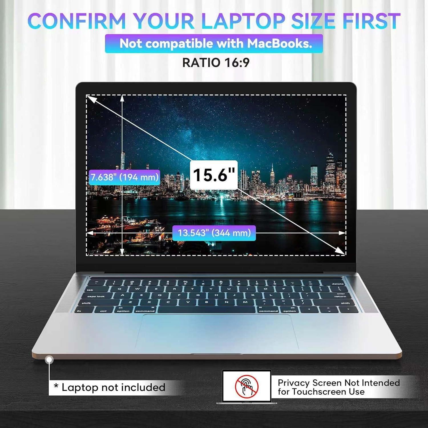 Filtro de Privacidad para Laptop 15.6" Pokhon Anti-Reflejo