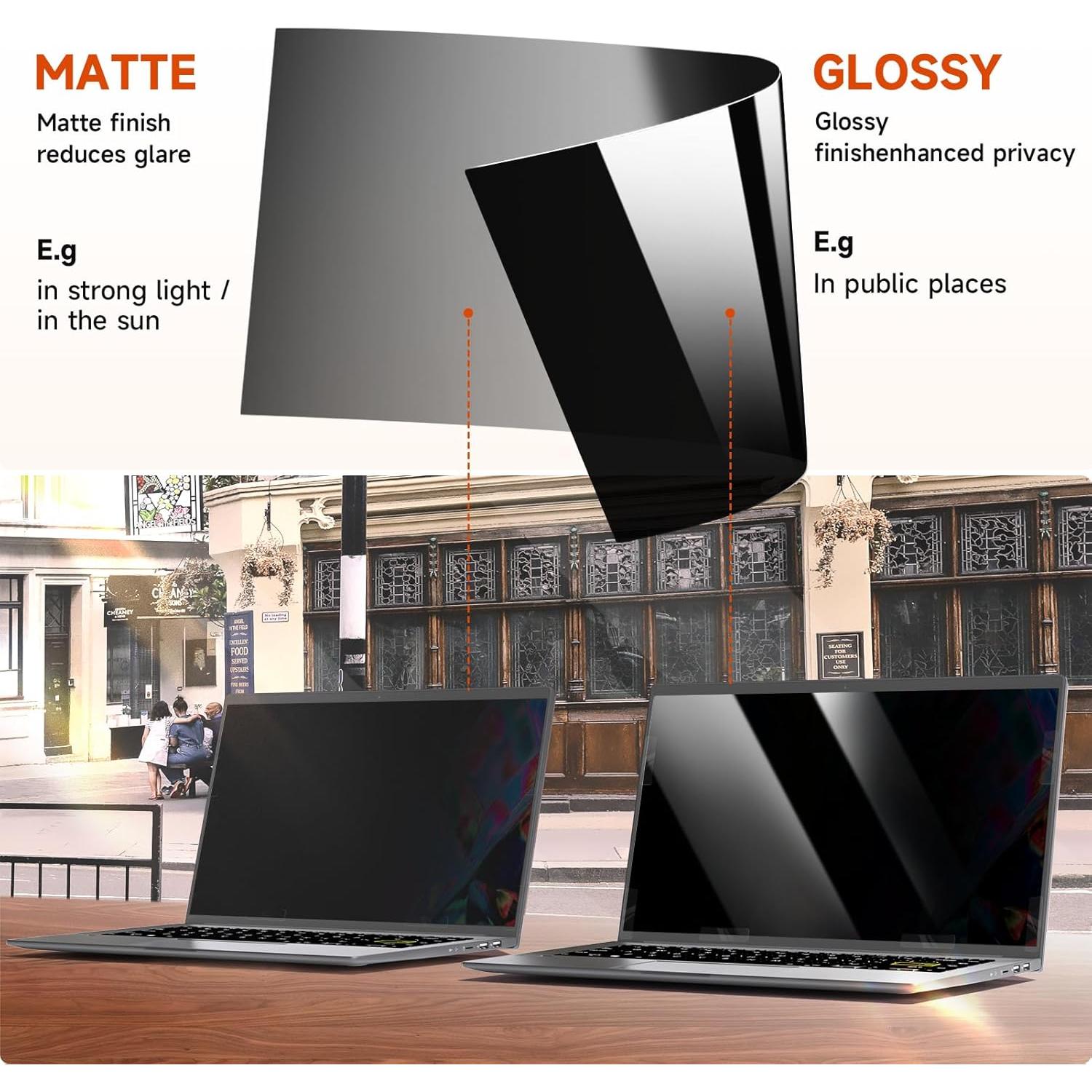 Filtro de Pantalla de Privacidad 14" Mamol Antirreflejo 16:9