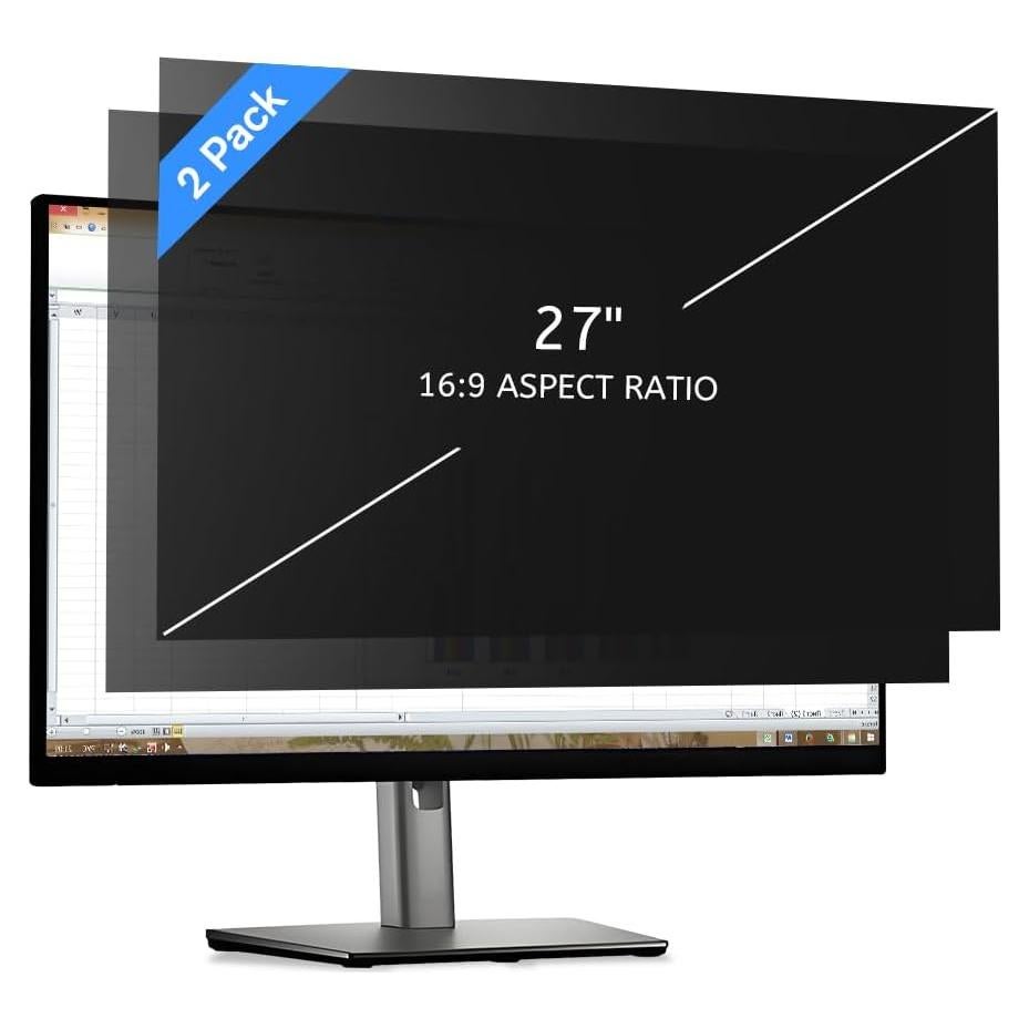 Filtro de Privacidad MOBDIK 27" Anti Luz Azul y Reflejos