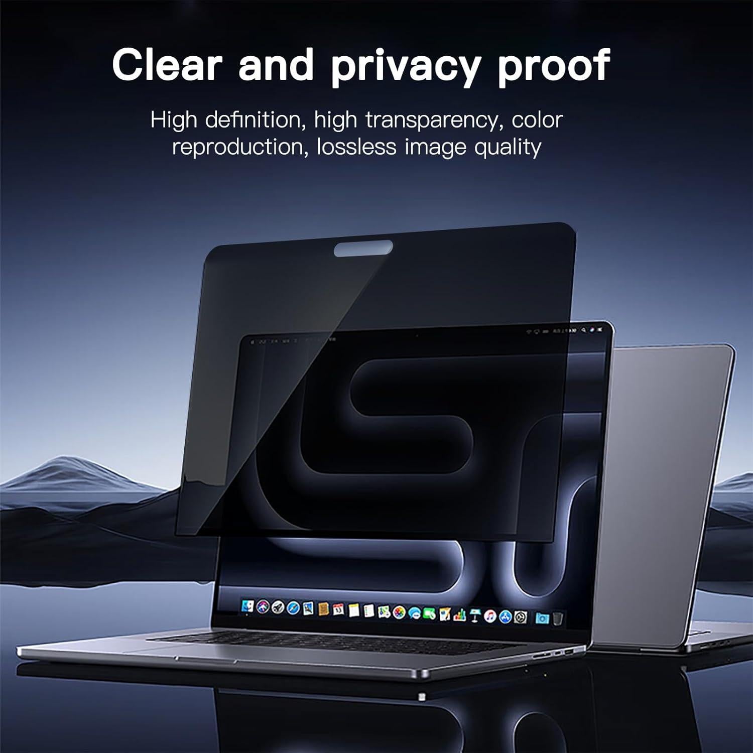 Protector de Pantalla Privado 360° Halloive para MacBook 13"